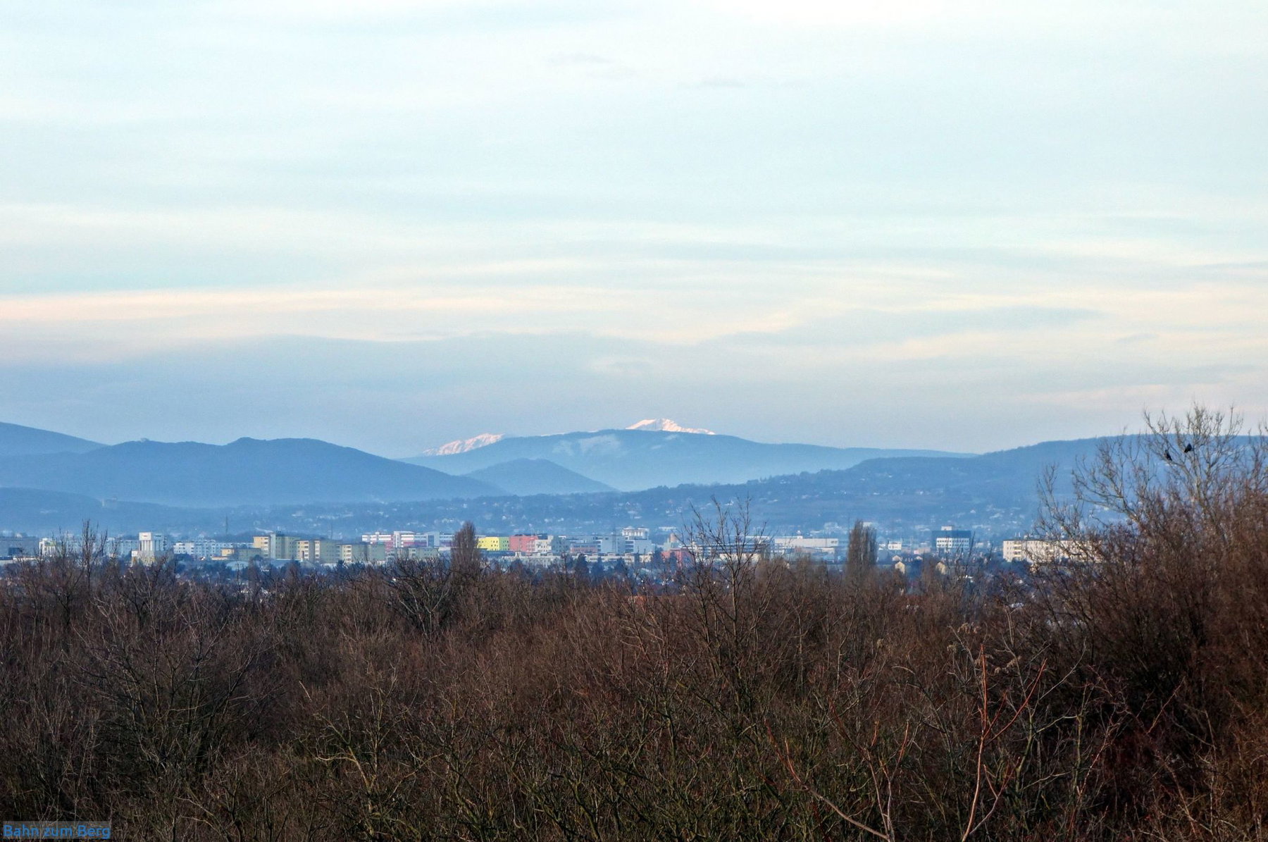 Sogar den Schneeberg sehe ich von hier aus!