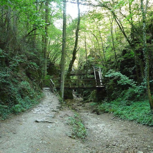 Johannesbachklamm bei Sommerhitze