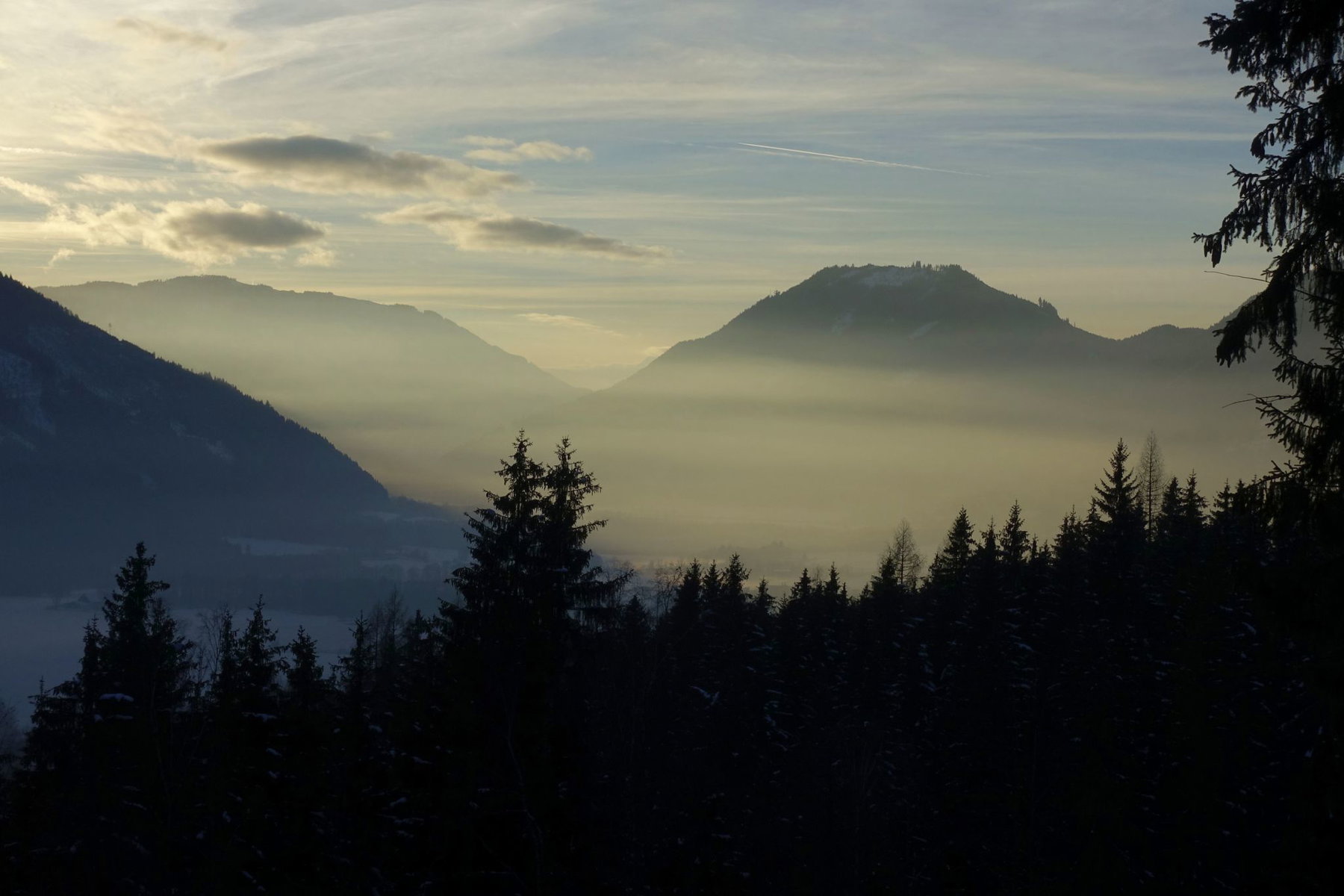 Ausblick bei der Rückfahrt 1. Foto: Peter Backé