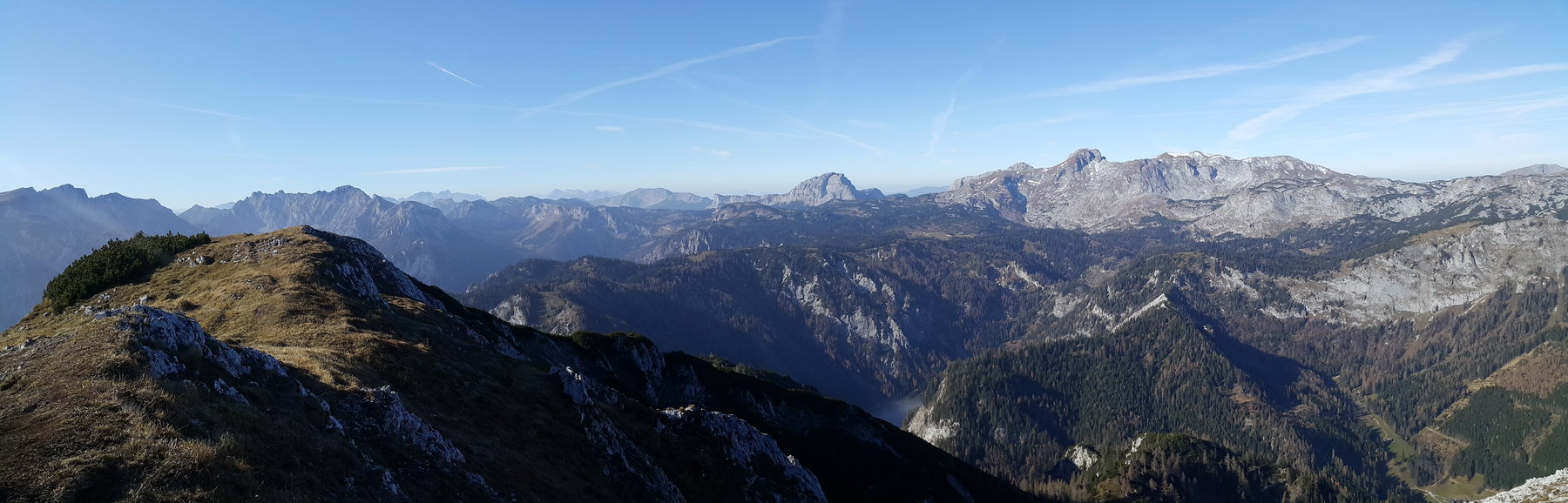Aussicht vom Gipfel der Meßnerin