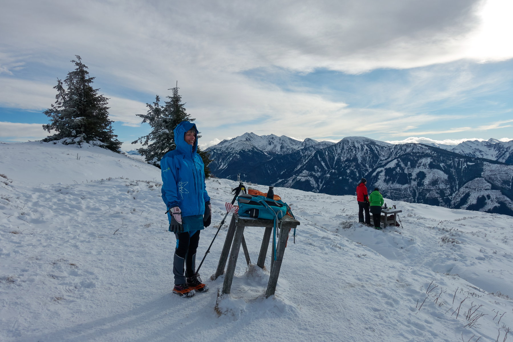Picknick mit Aussicht. Foto Martin Heppner