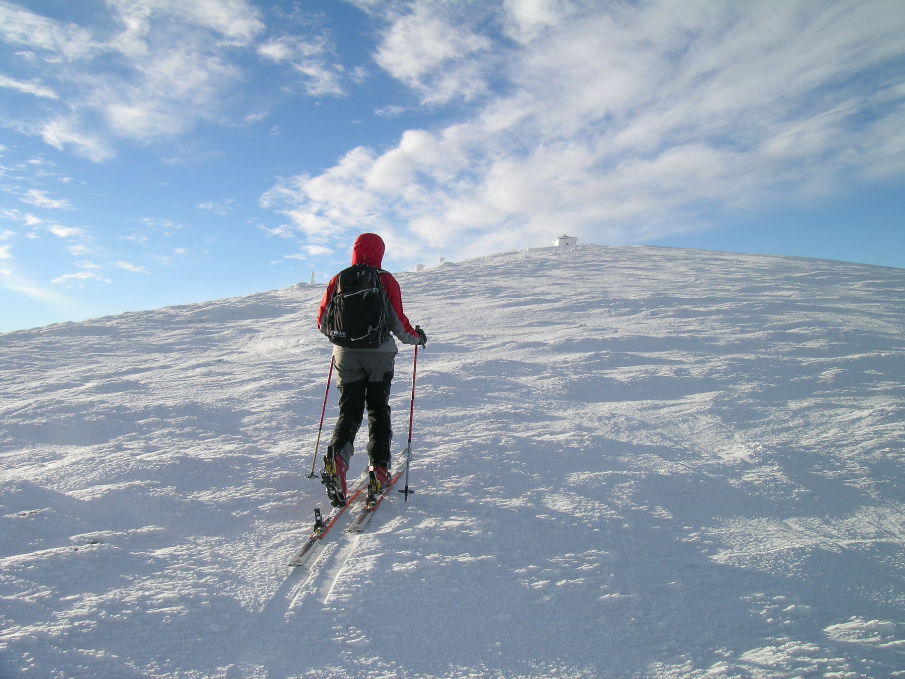 Gipfelwärts zur Heukuppe. Foto: Alpenverein Edelweiss