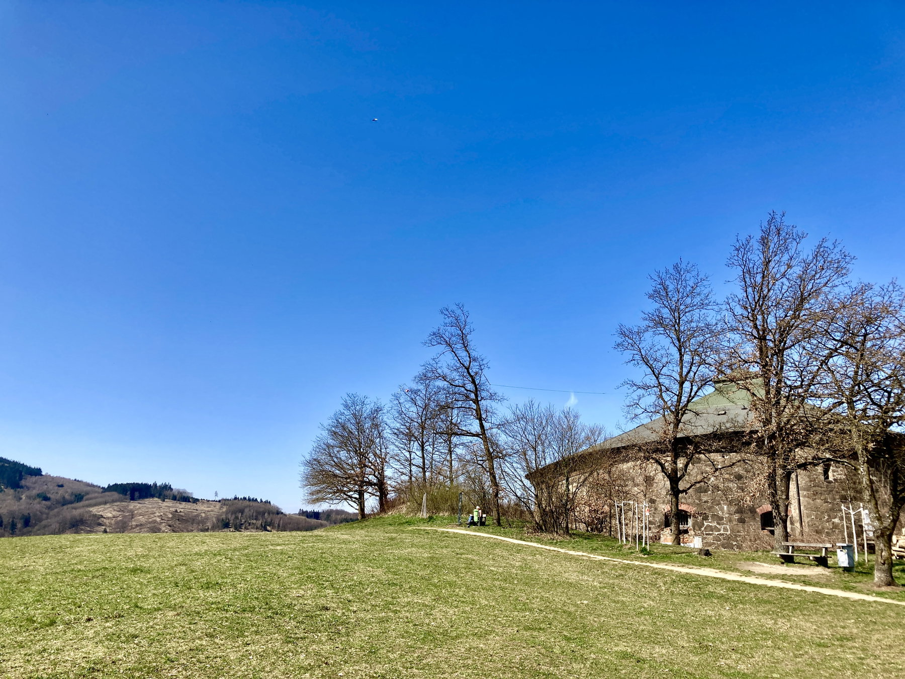 Genoveva ist der 13-er-Turm und war von 1933–1955 als „Pulverturm“ (Sprengstofflager) bekannt. Foto: Stefan Hochhold