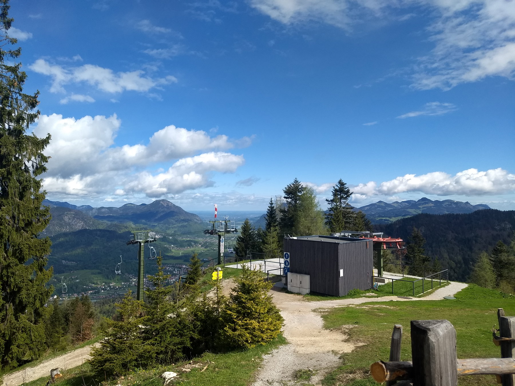 An der Bergstation am Brentenjoch. Foto: Nikolaus Vogl
