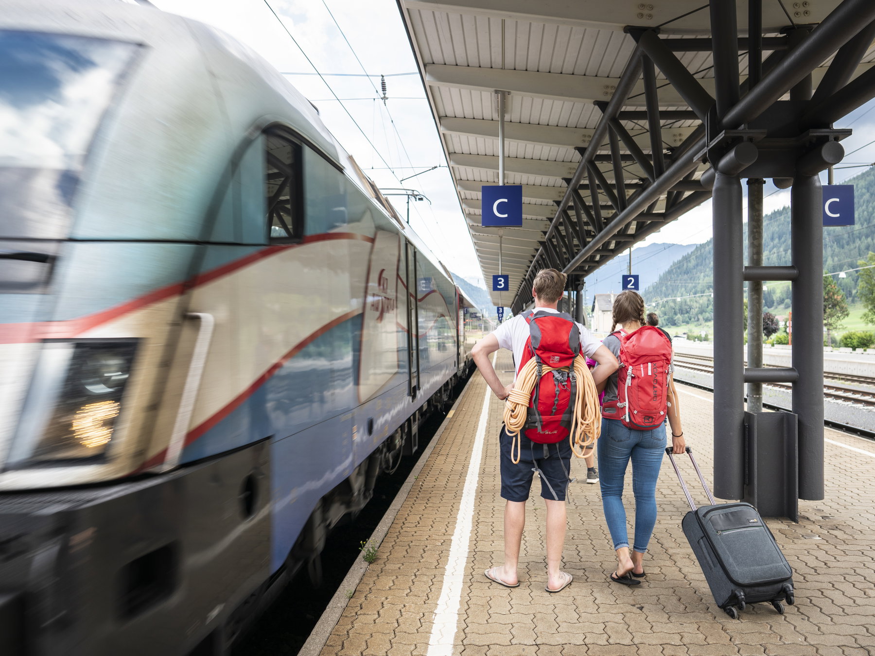 Bahnhof Mallnitz. Foto © Dieter Denger