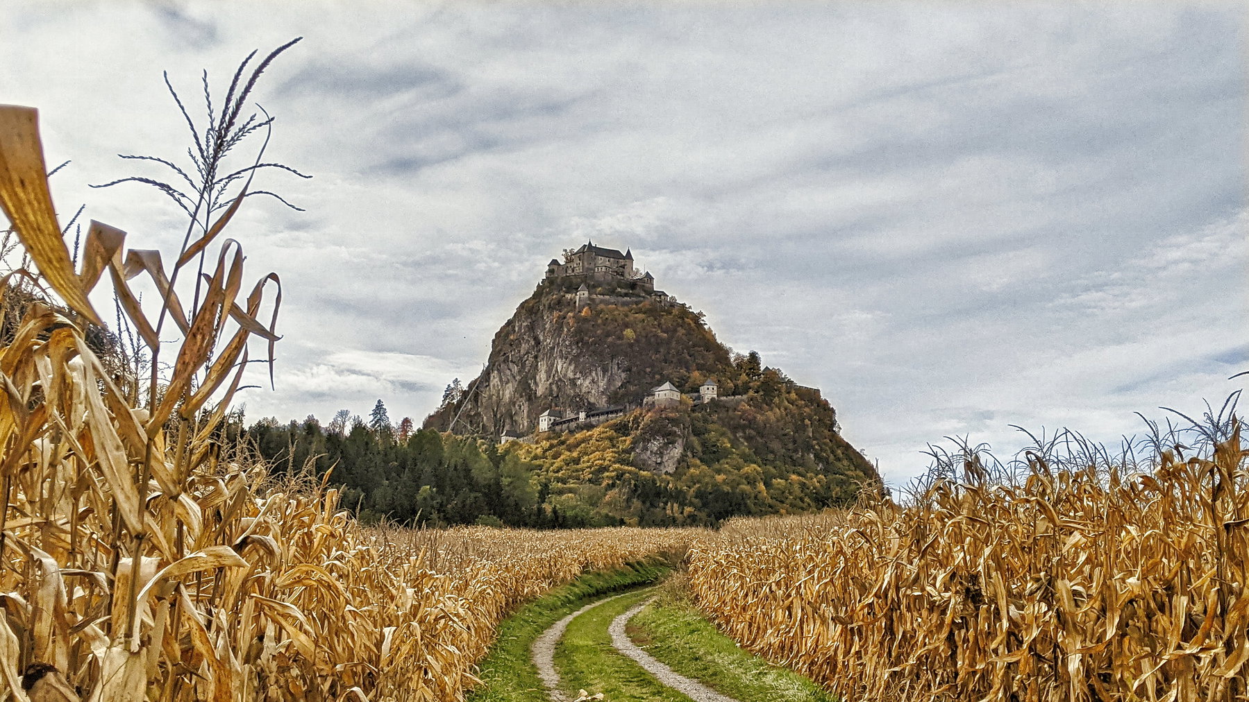 Spaziergang auf die Burg Hochosterwitz