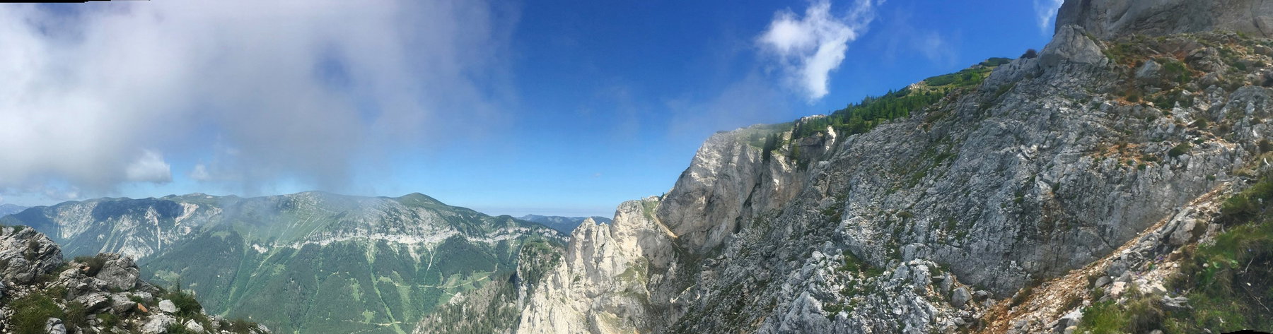 Schneealpenpanorama vom Altenbergsteig. Foto Veronika Schöll