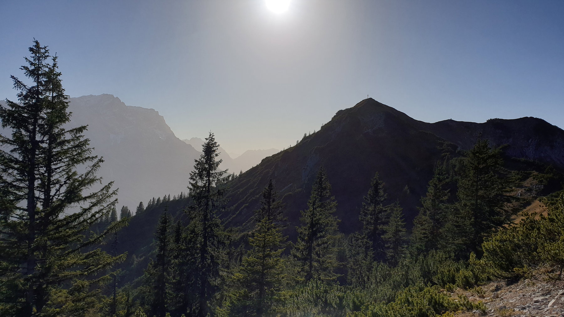 Hoher Ziegspitz über Stepbergalm