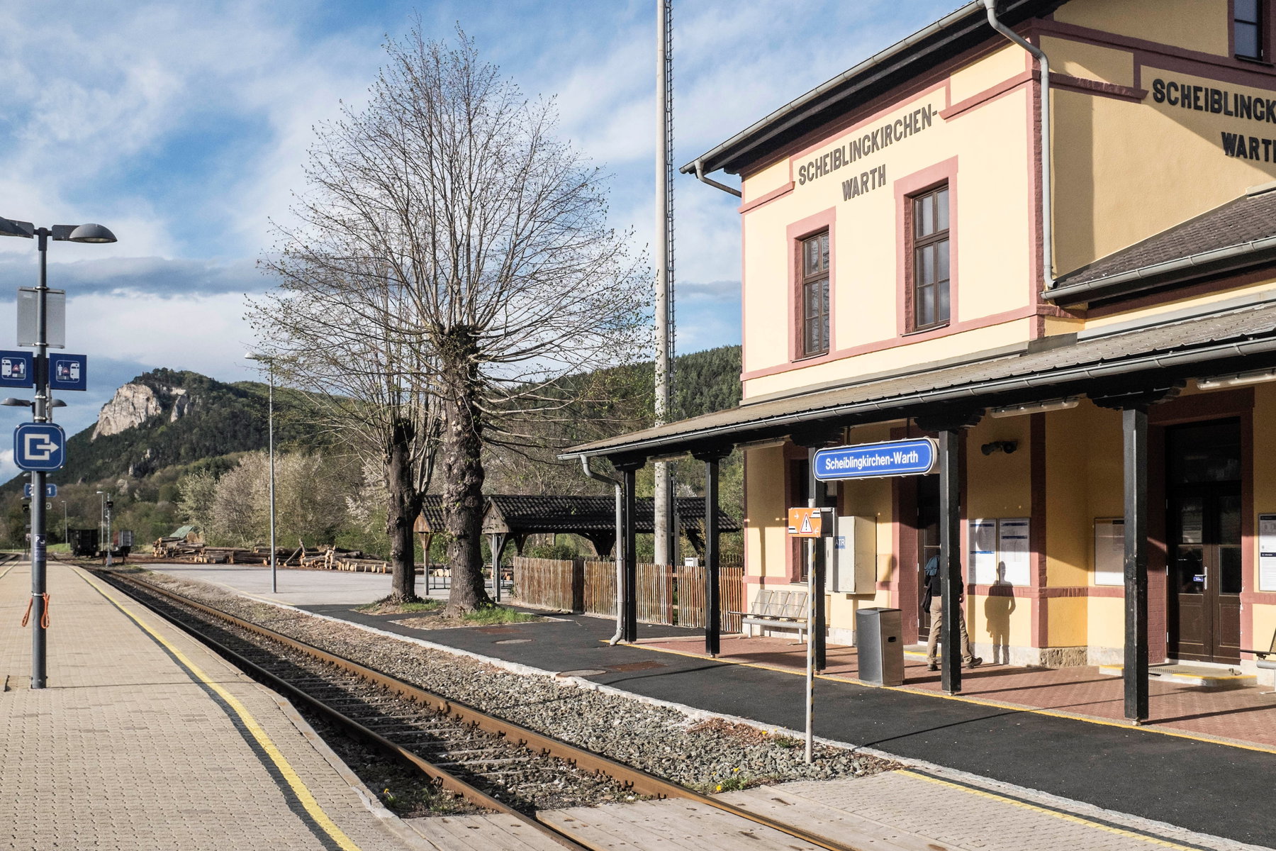 Bahnhof Scheiblingkirchen. Foto: Birgit Reiter