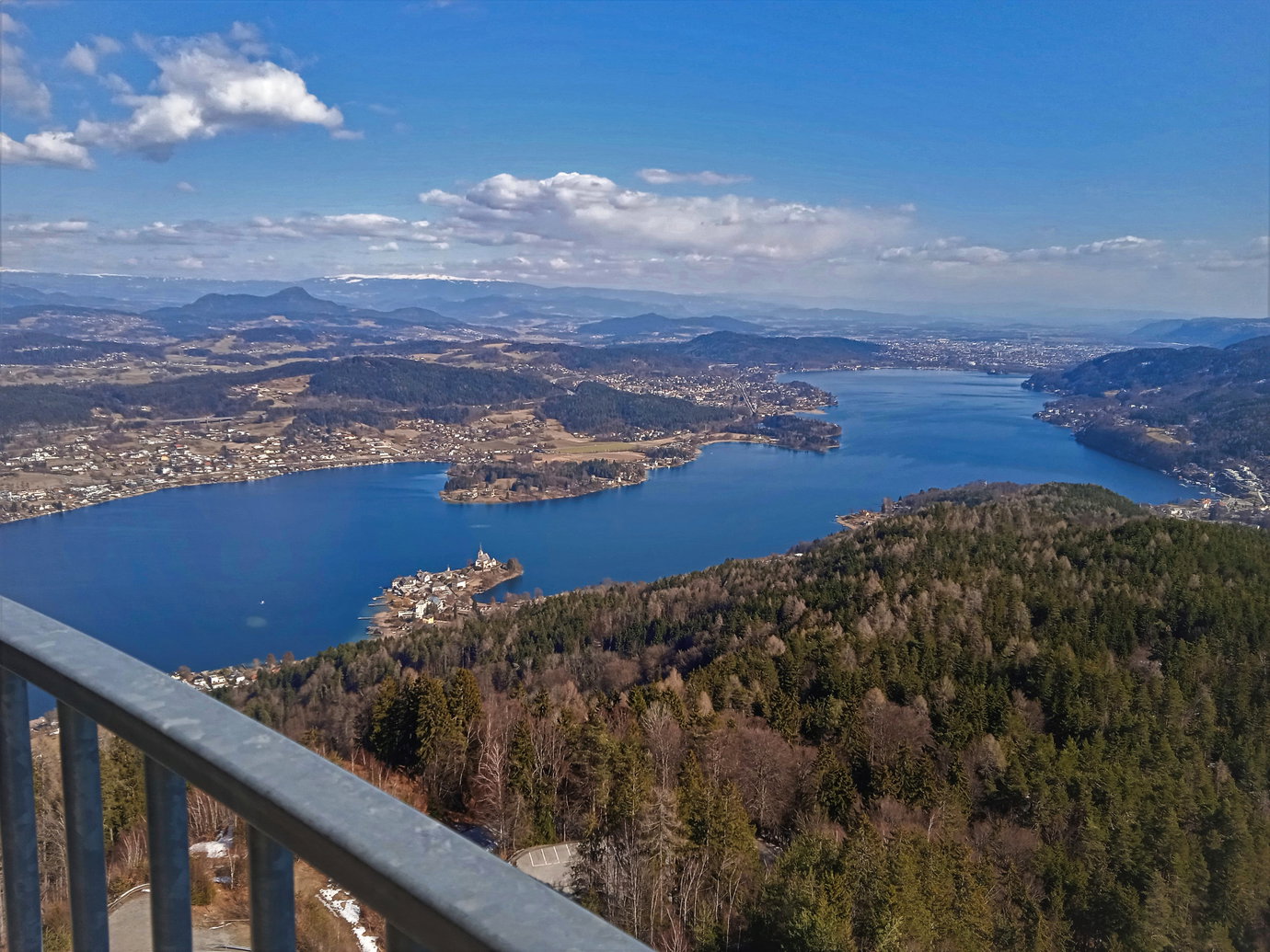 Aussicht vom Pyramidenkogel. Foto: Birgit Frank