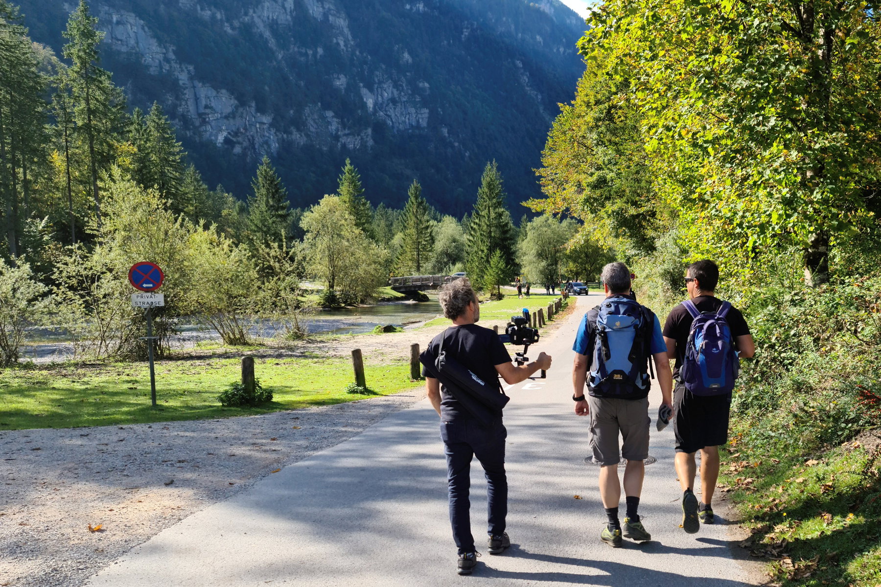 Spaziergang im Bluntautal. Foto: Maximilian Heppner