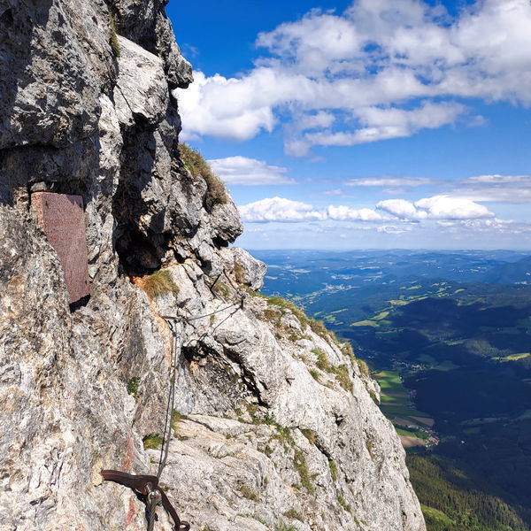Gratwanderung auf der Rax über den Preinerwandsteig