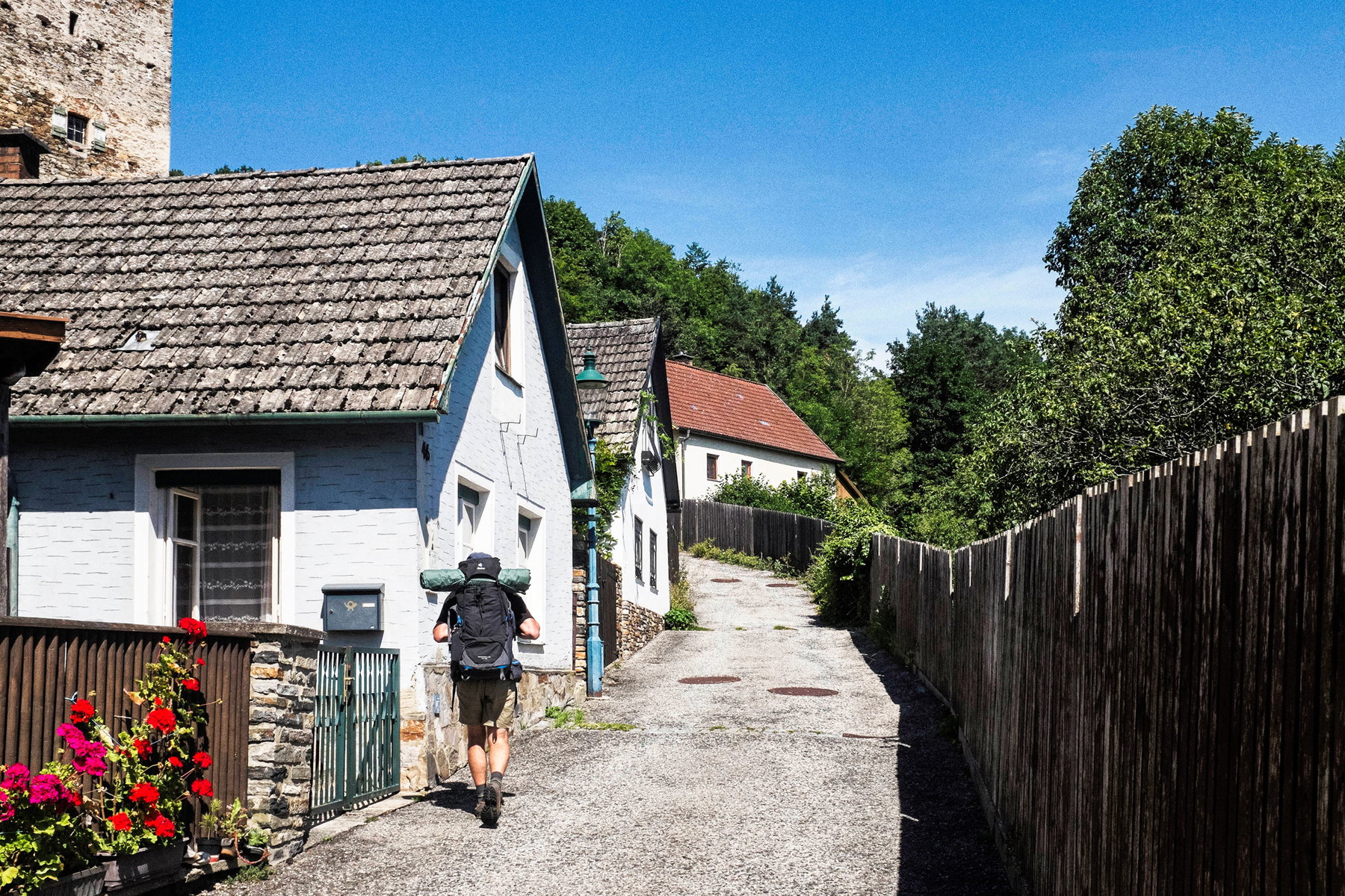 Gässchen zur Burg hinauf. Foto: Birgit Reiter