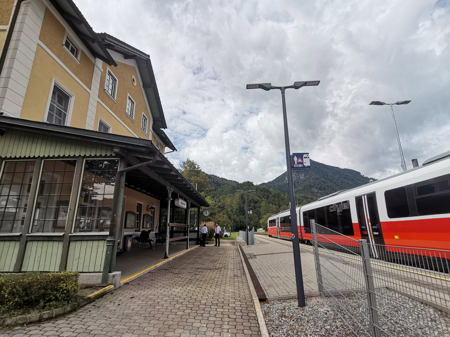 Bahnhof Grünau im Almtal. Foto Veronika Schöll