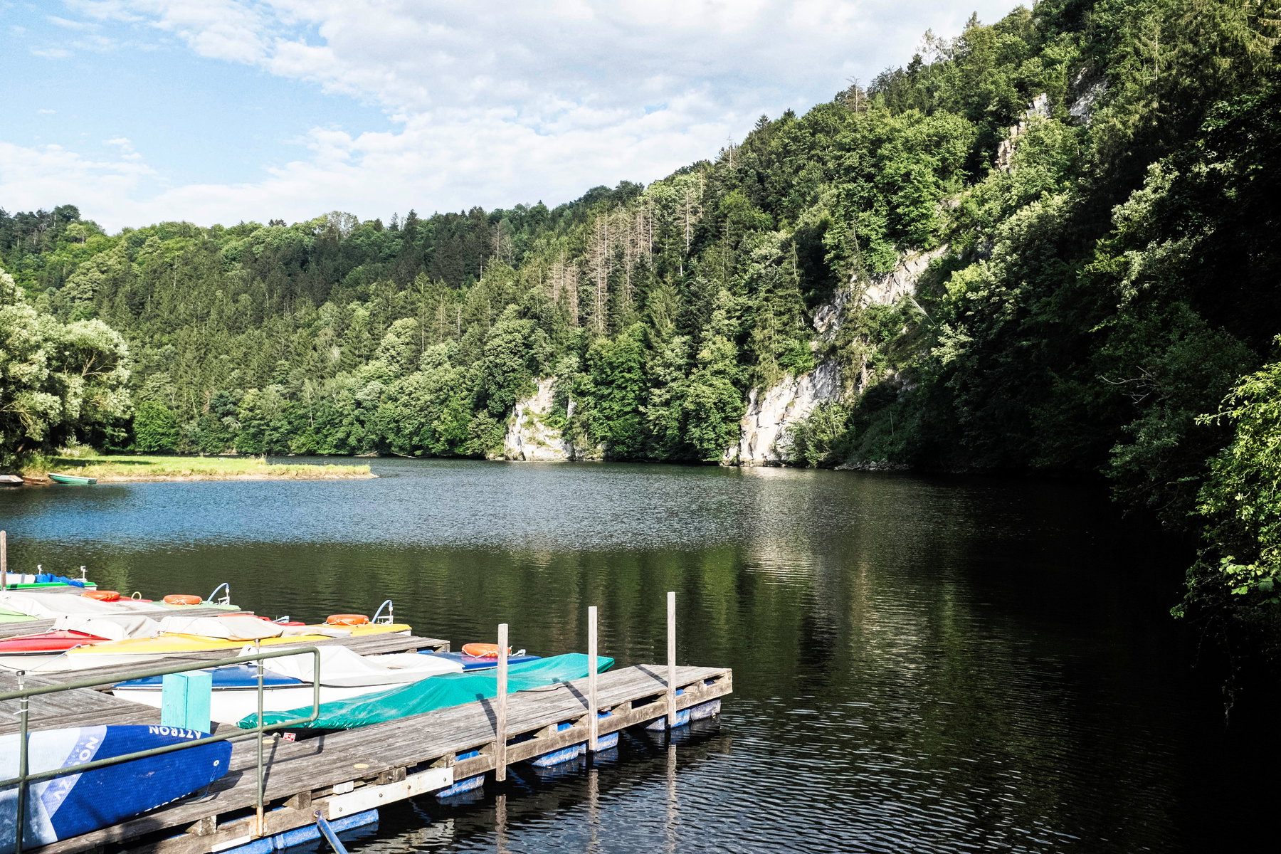 Blick vom Seestüberl auf den Kamp. Foto: Birgit Reiter