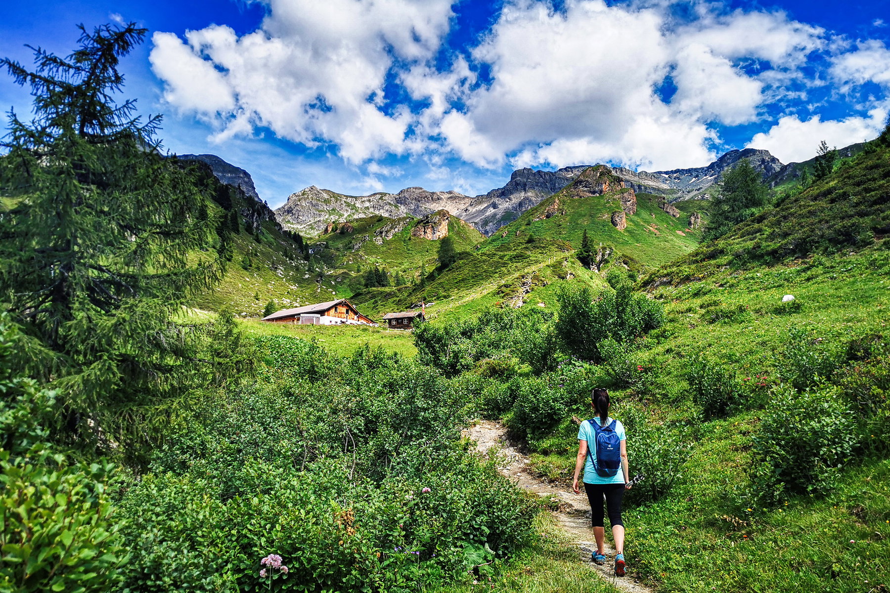 Die Klammalm ist schon in Sicht. Foto: Tourismusverband Wipptal
