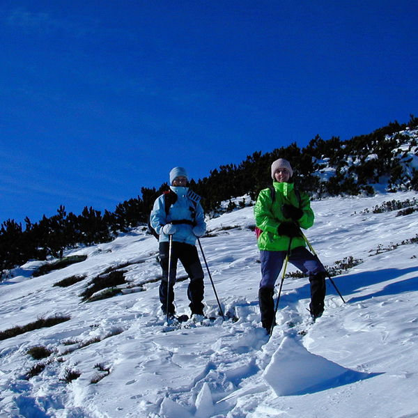 Schneeschuhrunde auf dem Rax-Plateau