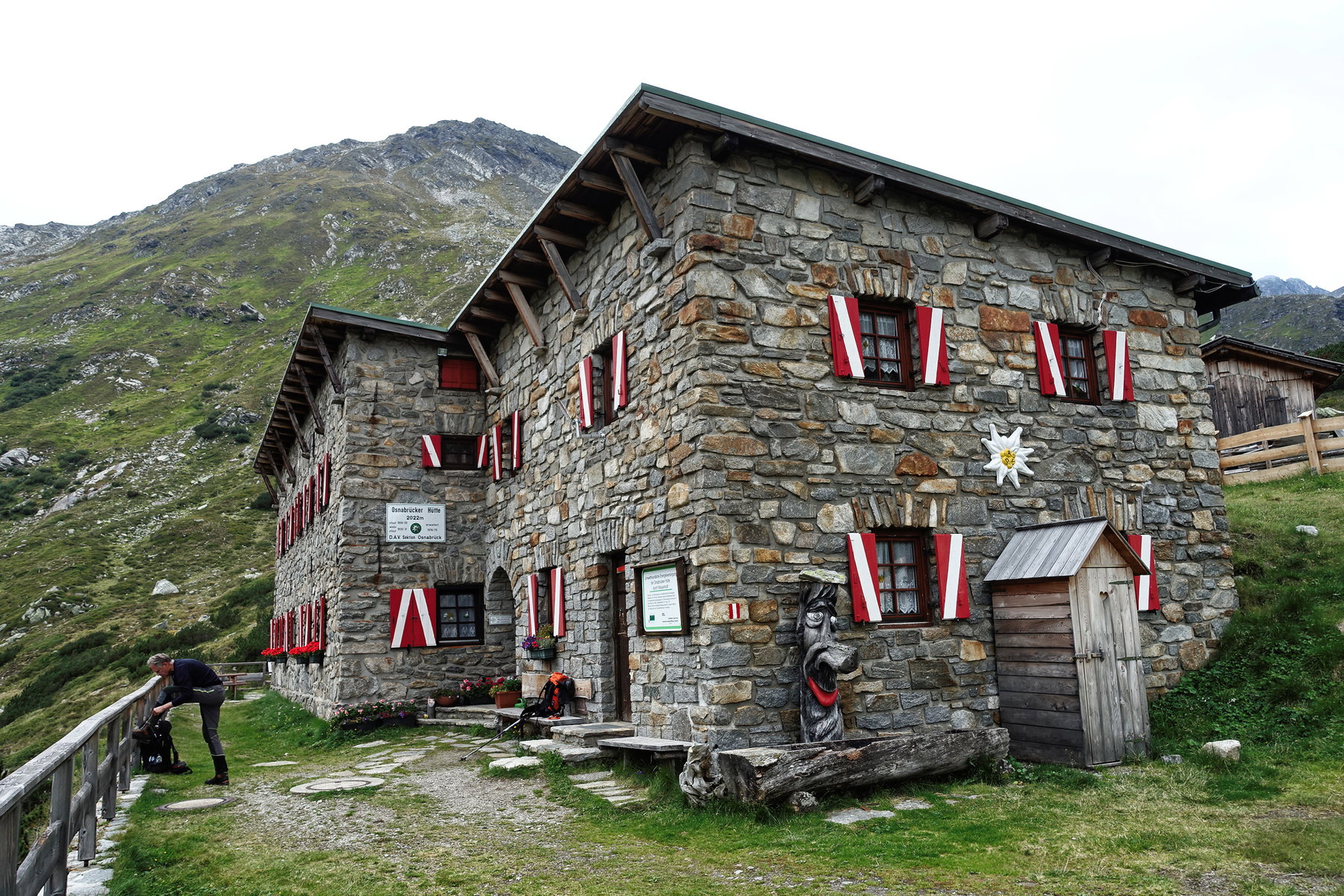 Abmarsch von der Osnabrücker Hütte. Foto: Gerold Petritsch/Herbert Fuchs