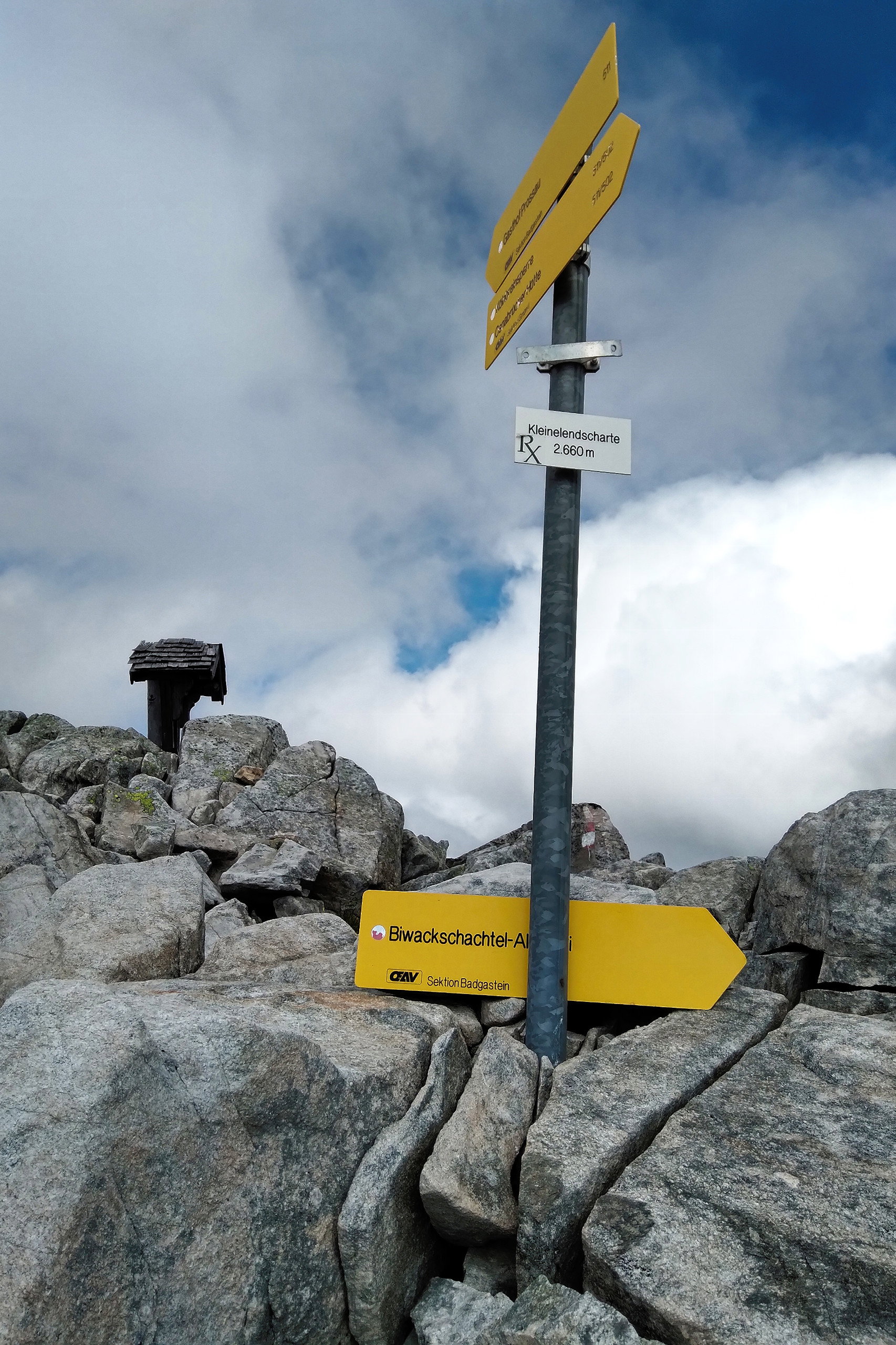 Kleinelendscharte 2.660 Meter. Foto: Gerold Petritsch/Herbert Fuchs