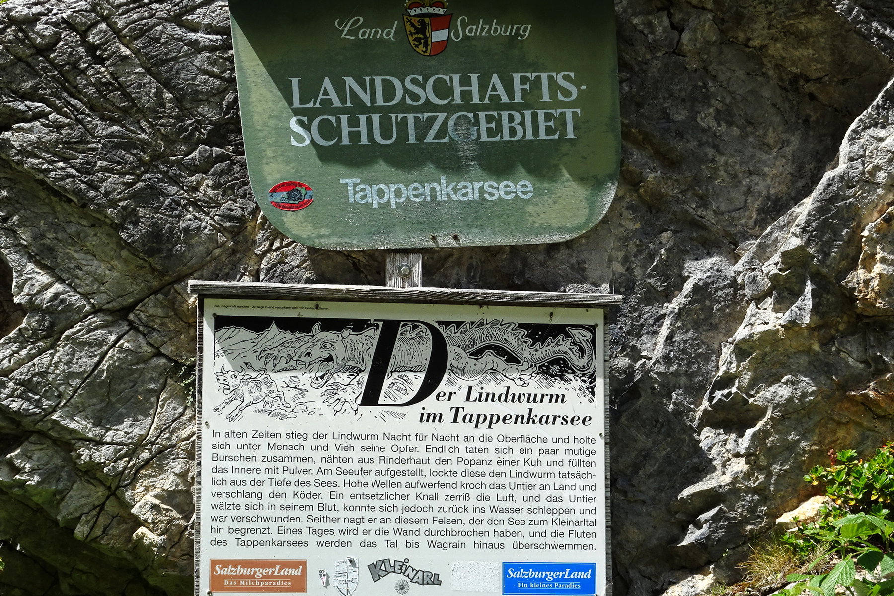 Landschaftsschutz und Sage. Foto: Ingeborg Fiala