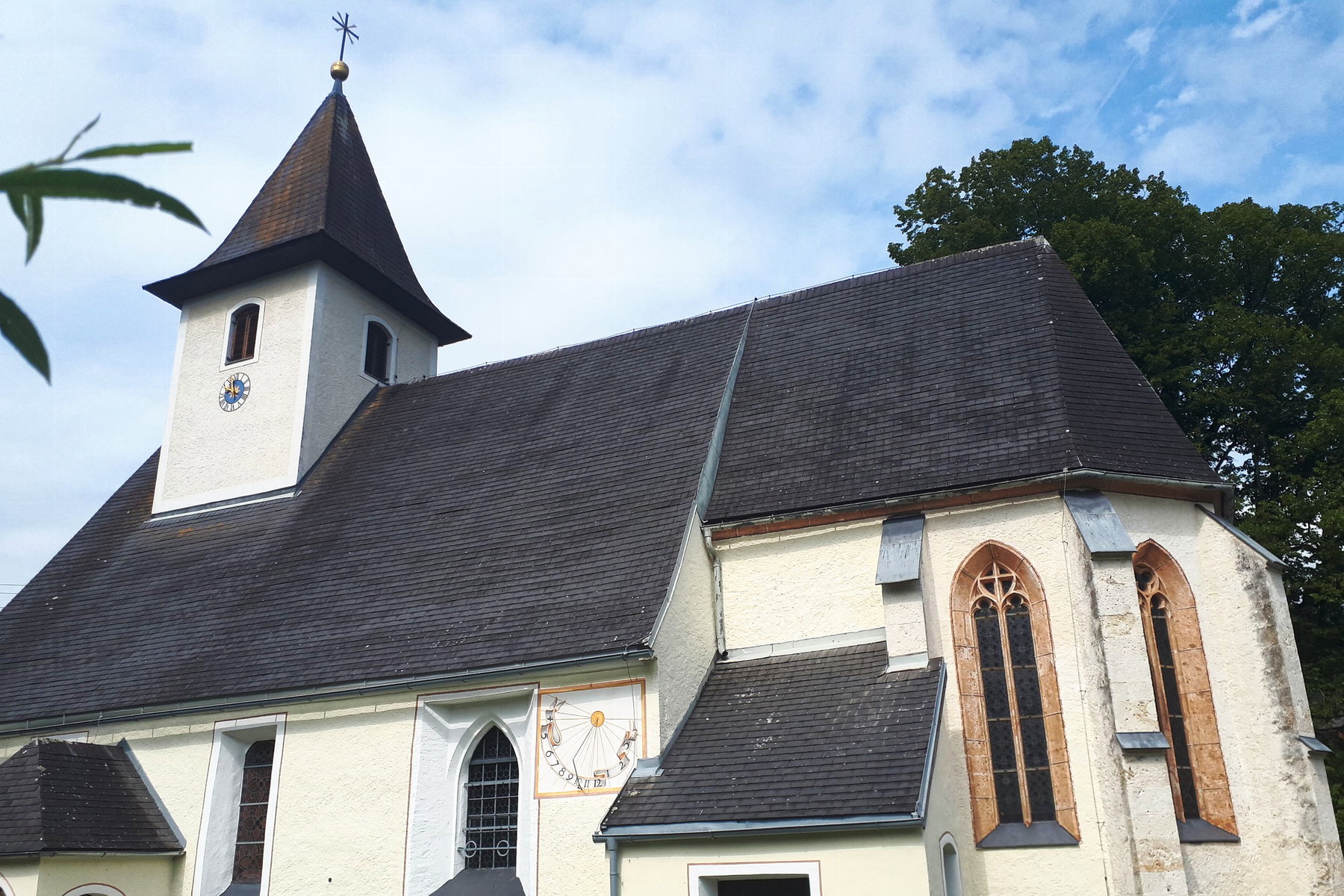 Die Kirche in Kapellen. Foto: Gerold Petritsch