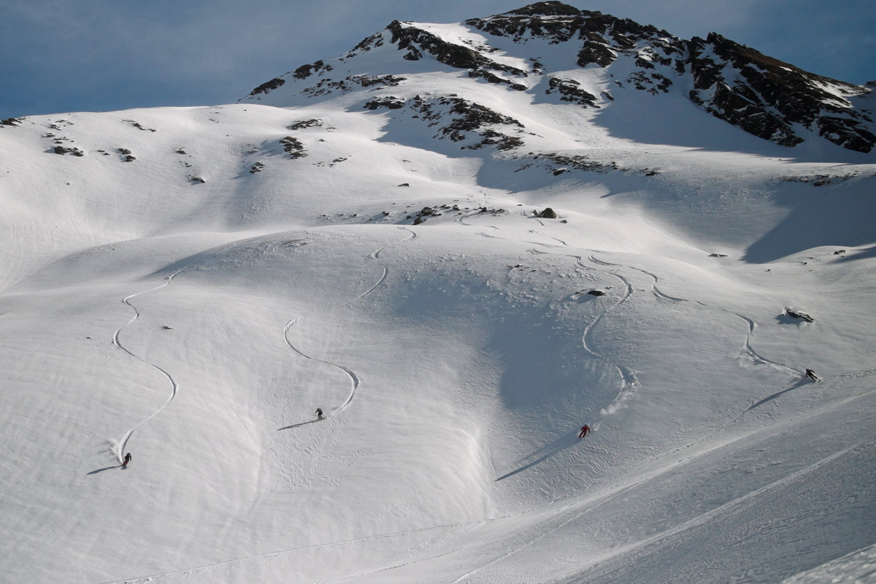 Abfahrt ins Malfontal. Foto: Mountain Tribe