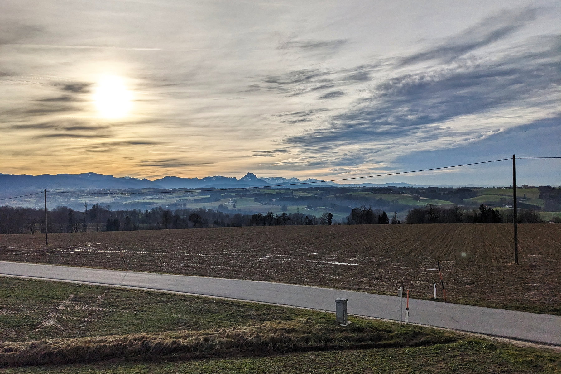 Und auch der Traunstein sowie die Salzburger Voralpen lassen sich erkennen. Foto: Thomas Obermair