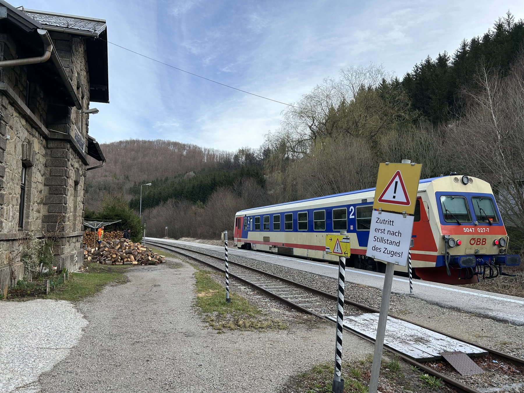 Retrozug nach Schrambach. Foto Veronika Schöll