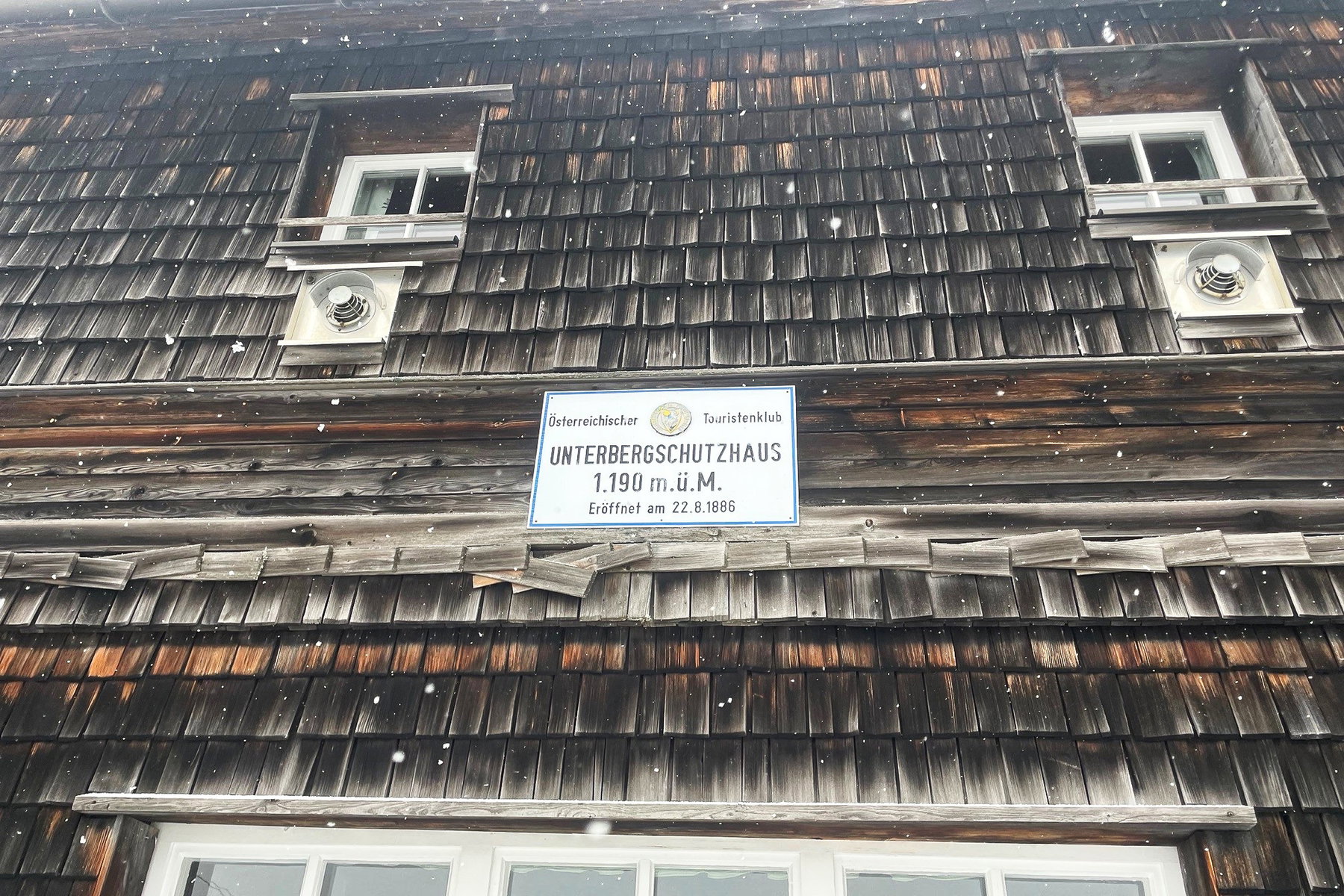 Schutzhaus Unterberg. Foto: Ursula Truebswasser