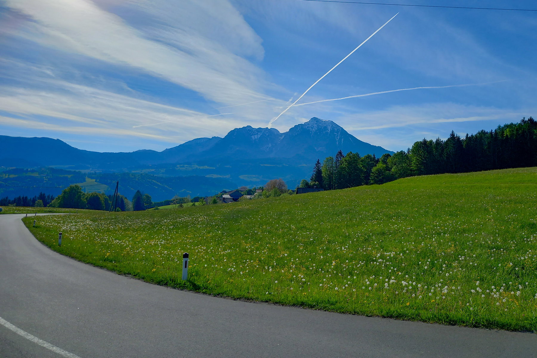 Blick zum Pyhrgas bei der Rückfahrt nach Spital am Pyhrn. Foto: Martina Friesenbichler