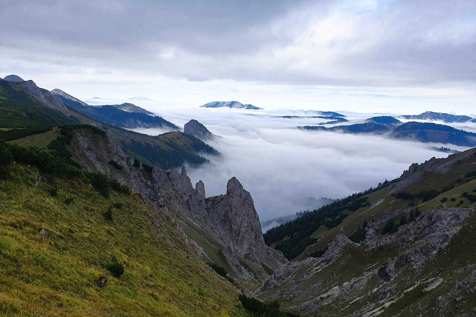 Tag 1 Abend: Die Wolken lichten sich. Foto: Sarah Pallauf
