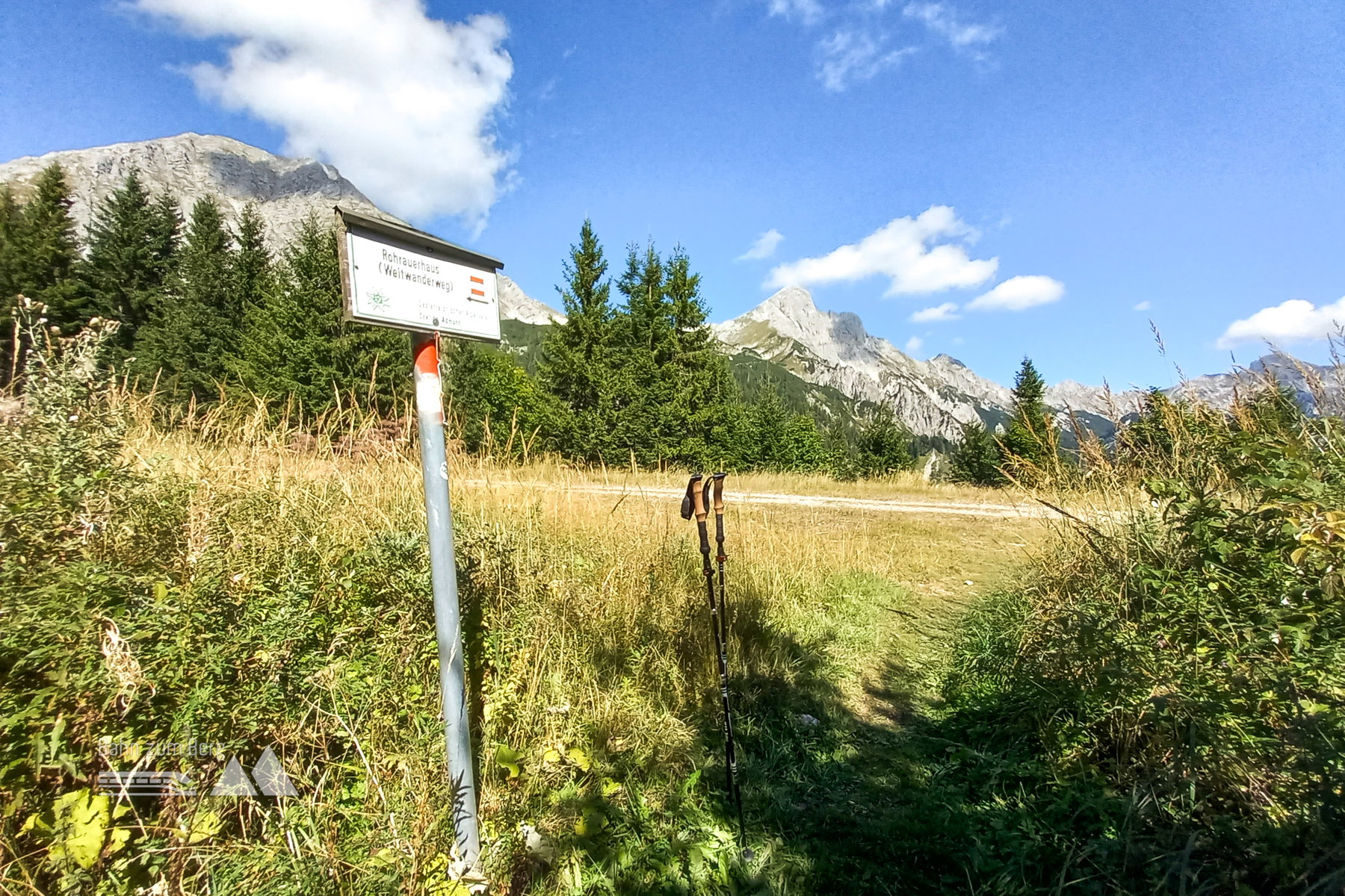 Kurz vor dem Rohrauerhaus. Foto: Martina Friesenbichler