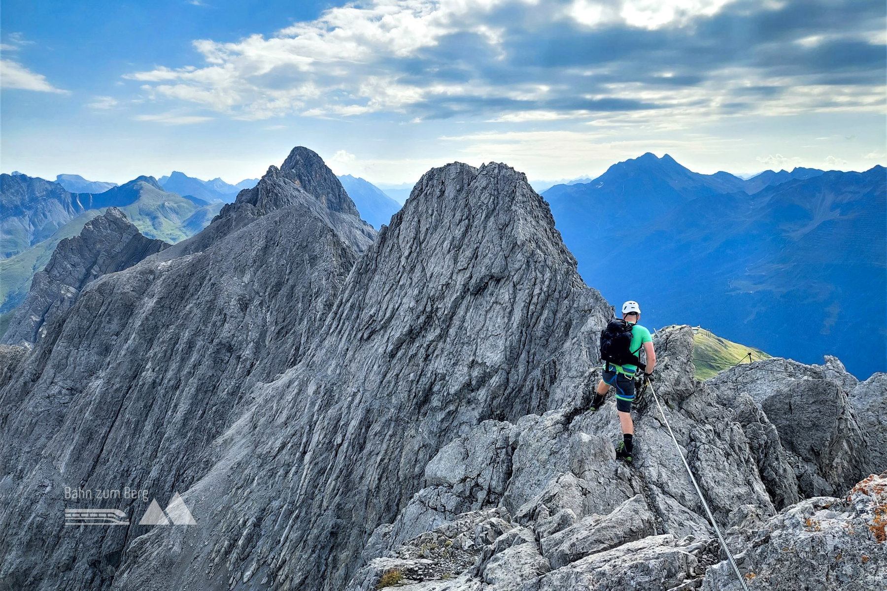 Langes Klettersteigvergnügen am Arlberger Klettersteig