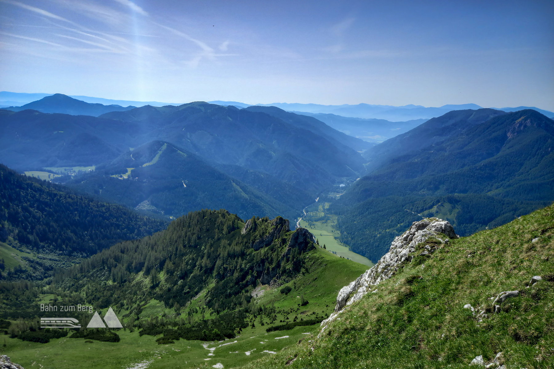 Über das Bruchtal auf die Hochweichsel