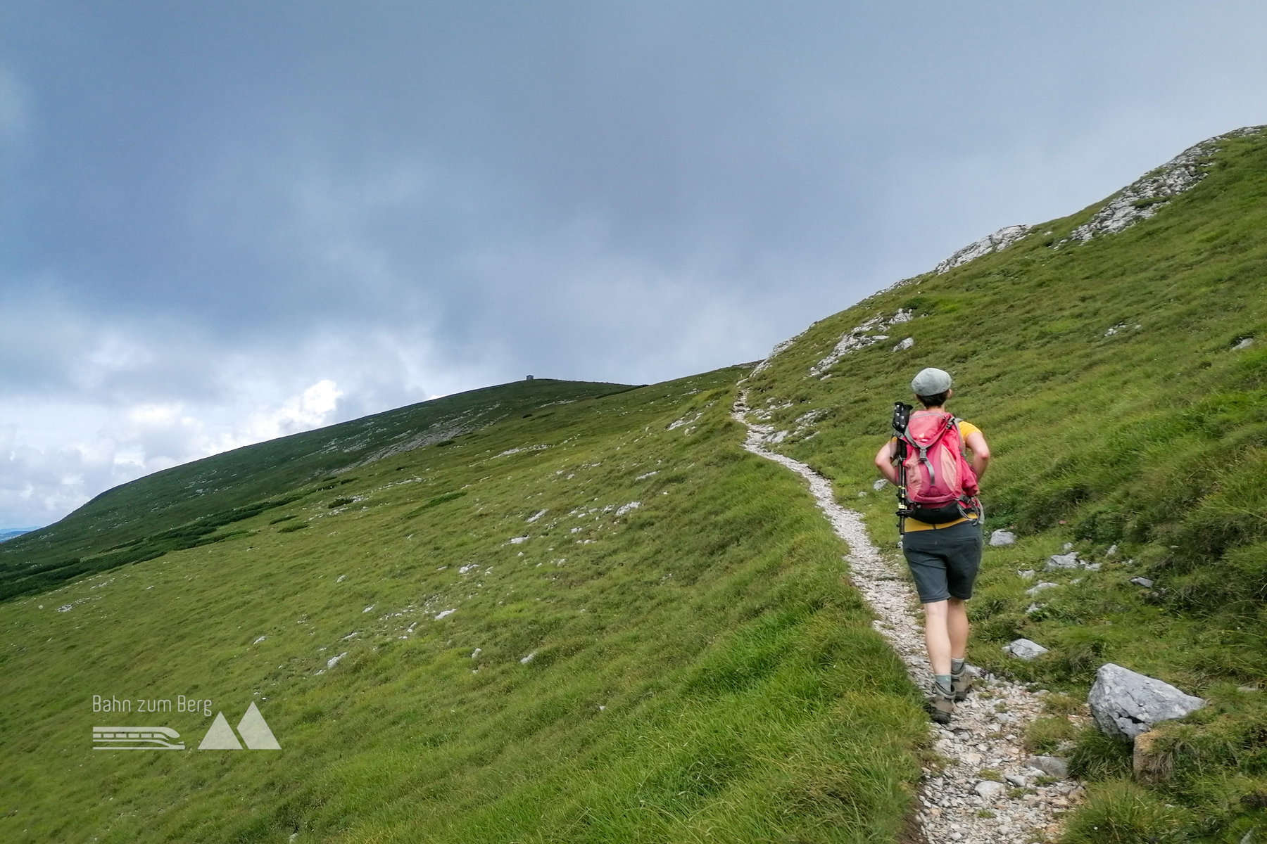 Auf die Heukuppe zu. Foto: Sarah Pallauf