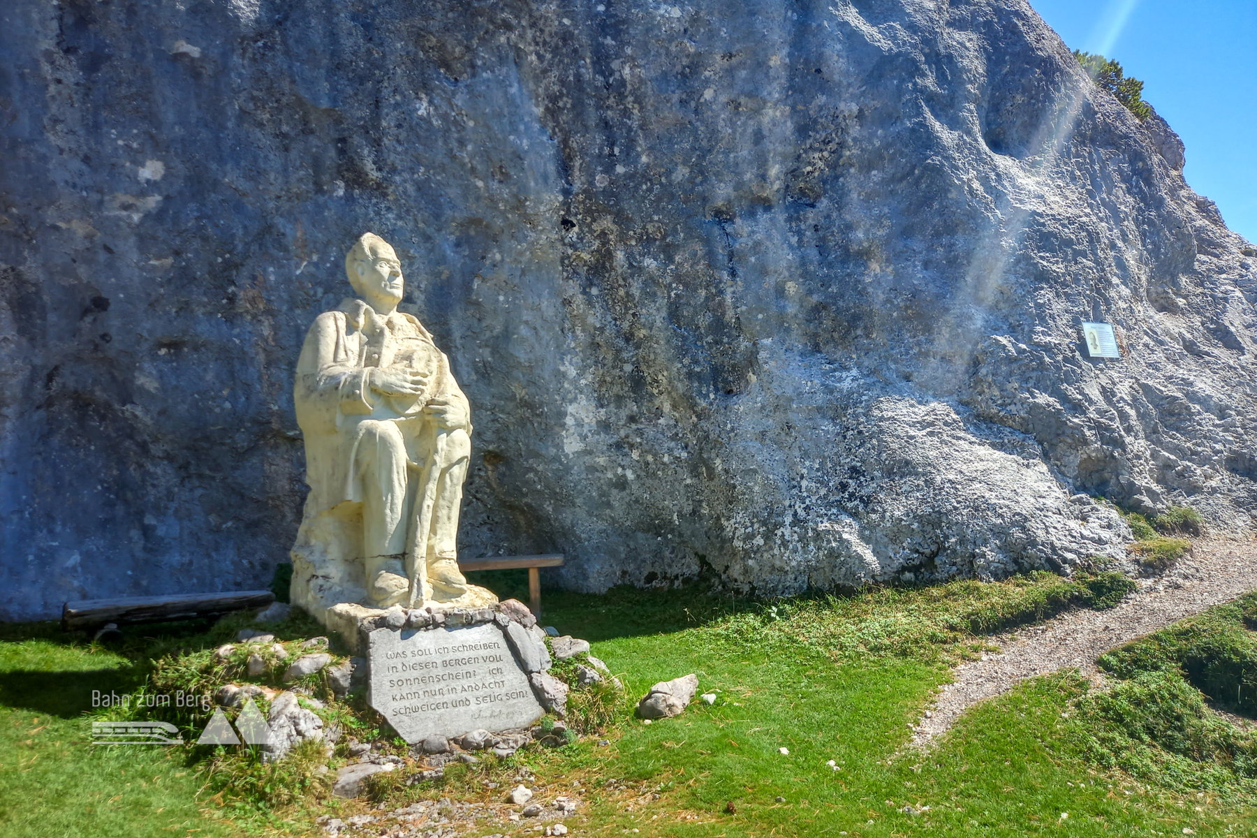 Roseggerdenkmal. Foto: Martina Friesenbichler