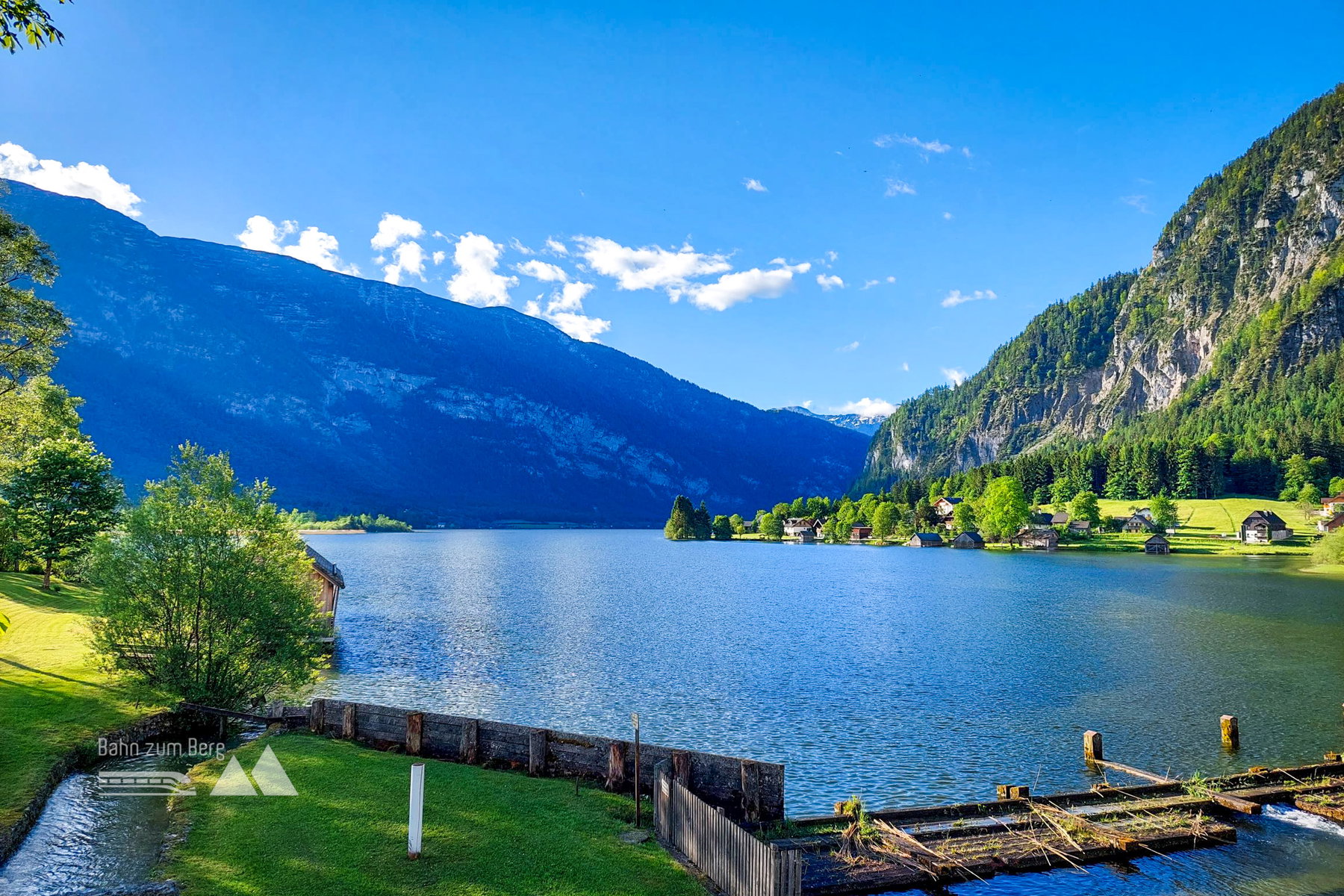 Blick auf den Hallstättersee von der Steegbrücke in Steeg. Foto: Alice Frischherz