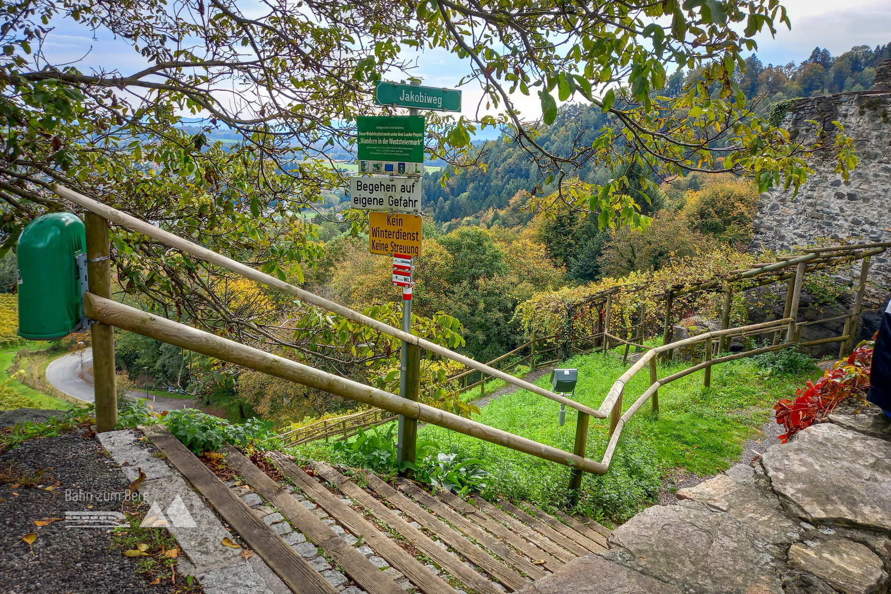 Der sehr schön angelegte Jakobiweg. Foto: Martina Friesenbichler
