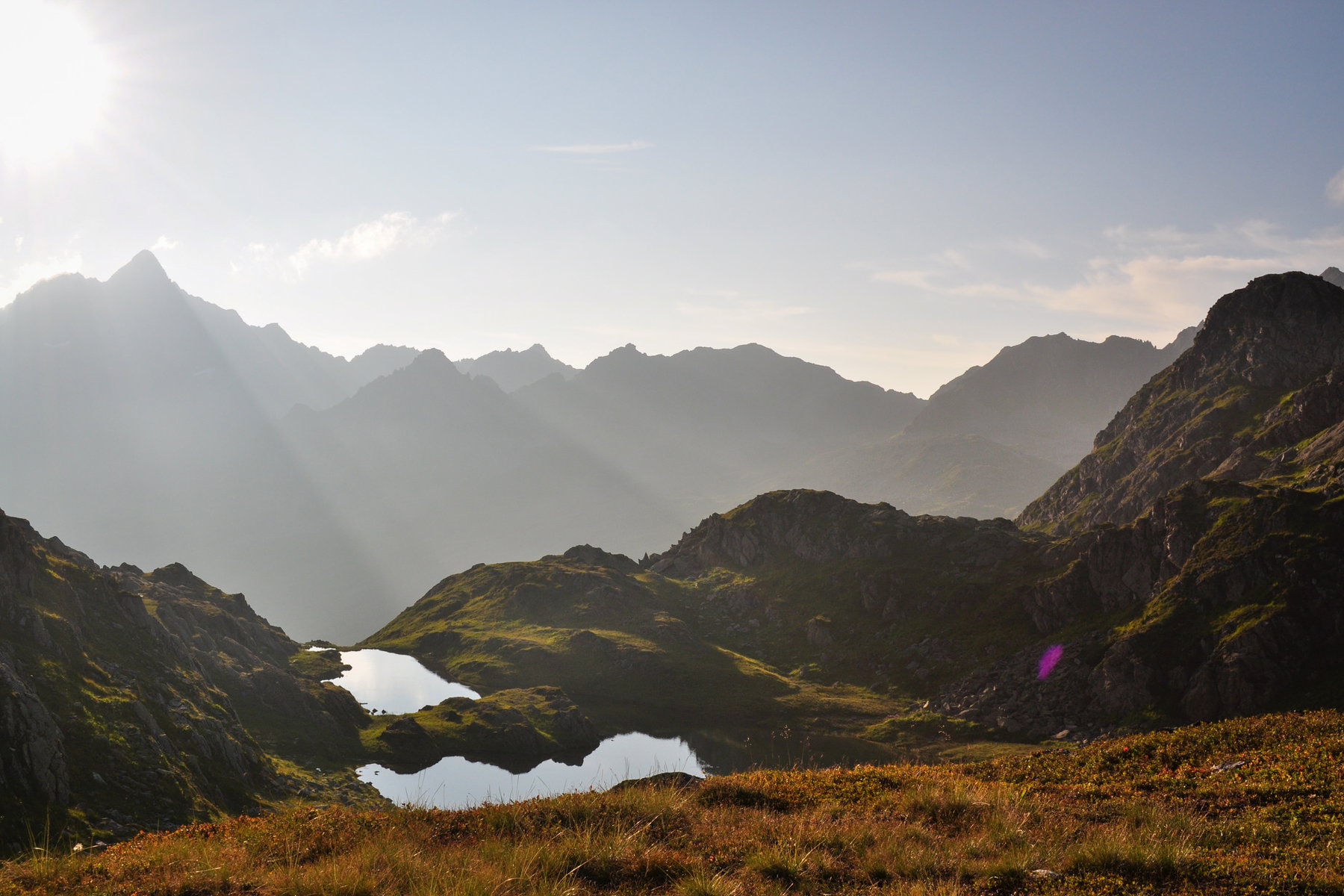Kessisee in der Abendsonne. Foto: Norman und Lisa