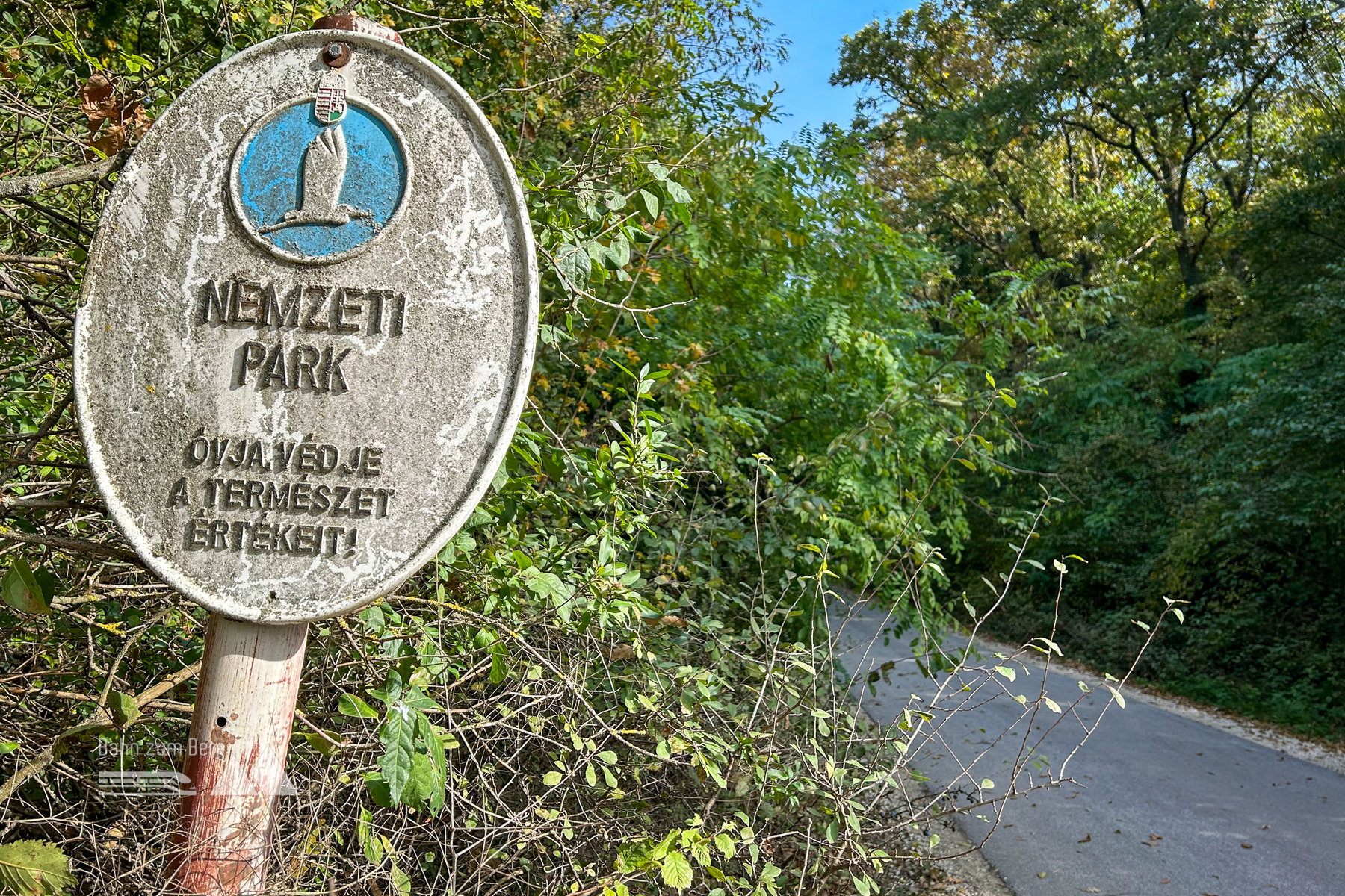 Hier beginnt der Naturpark. Foto Veronika Schöll