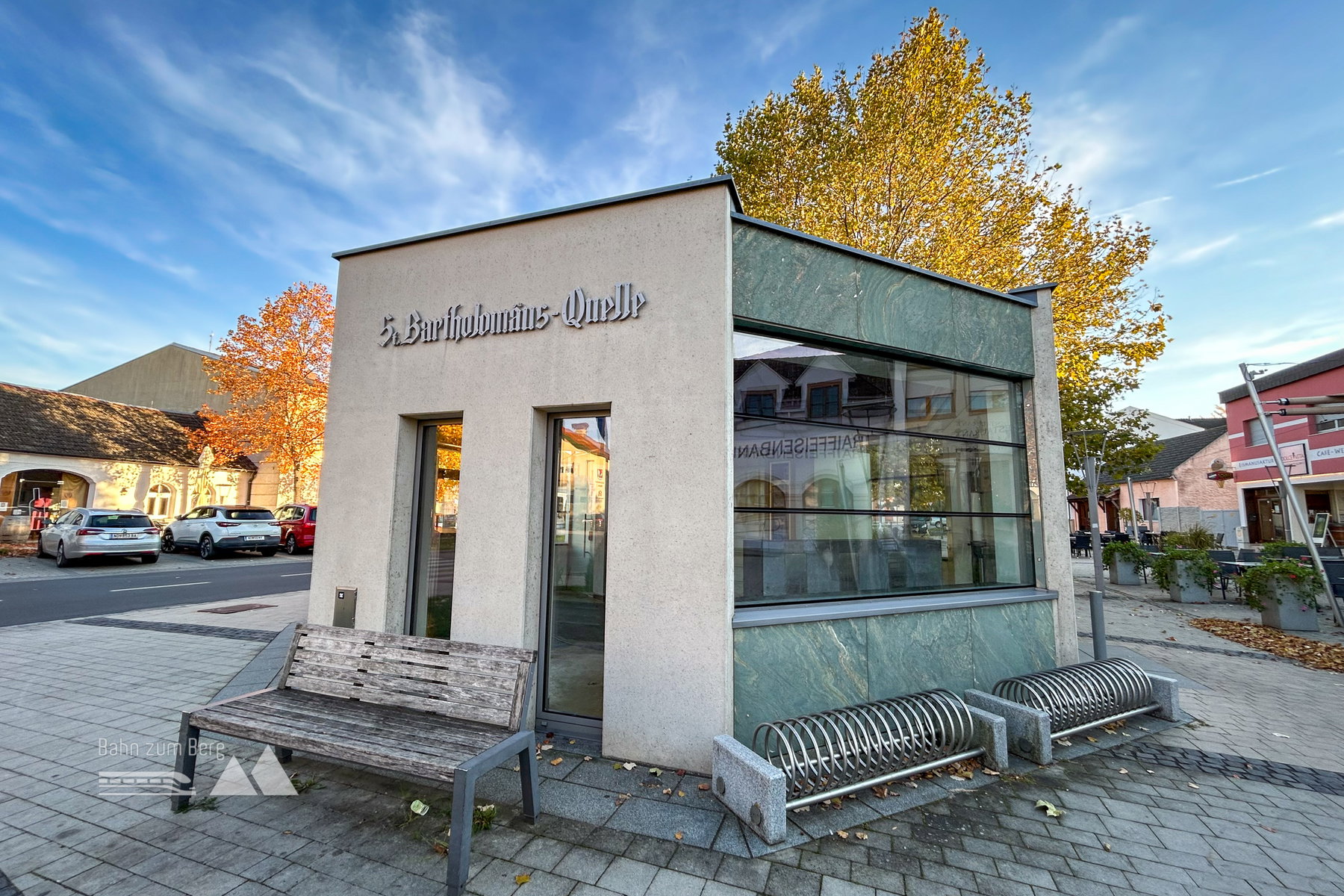 Trinkhalle in Illmitz. Foto Veronika Schöll