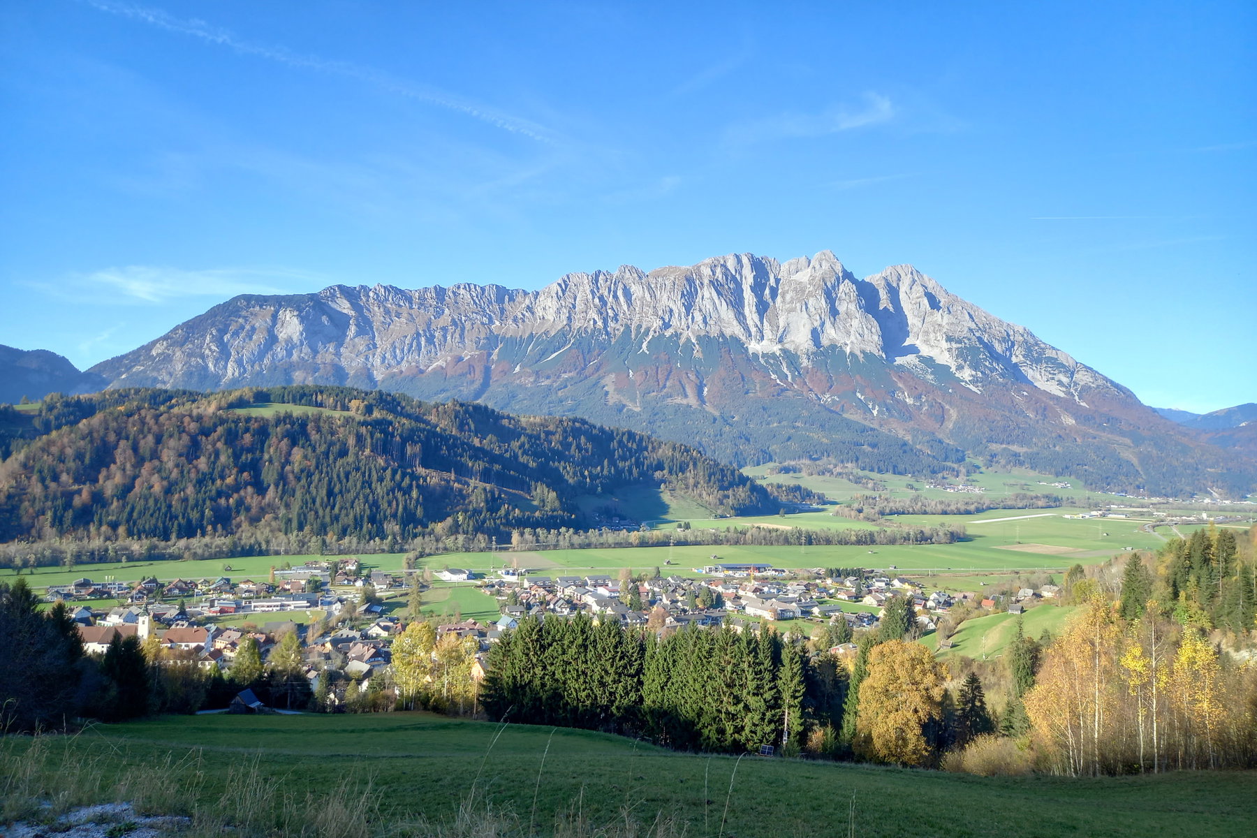 Blick auf Öblarn. Foto: Martina Friesenbichler