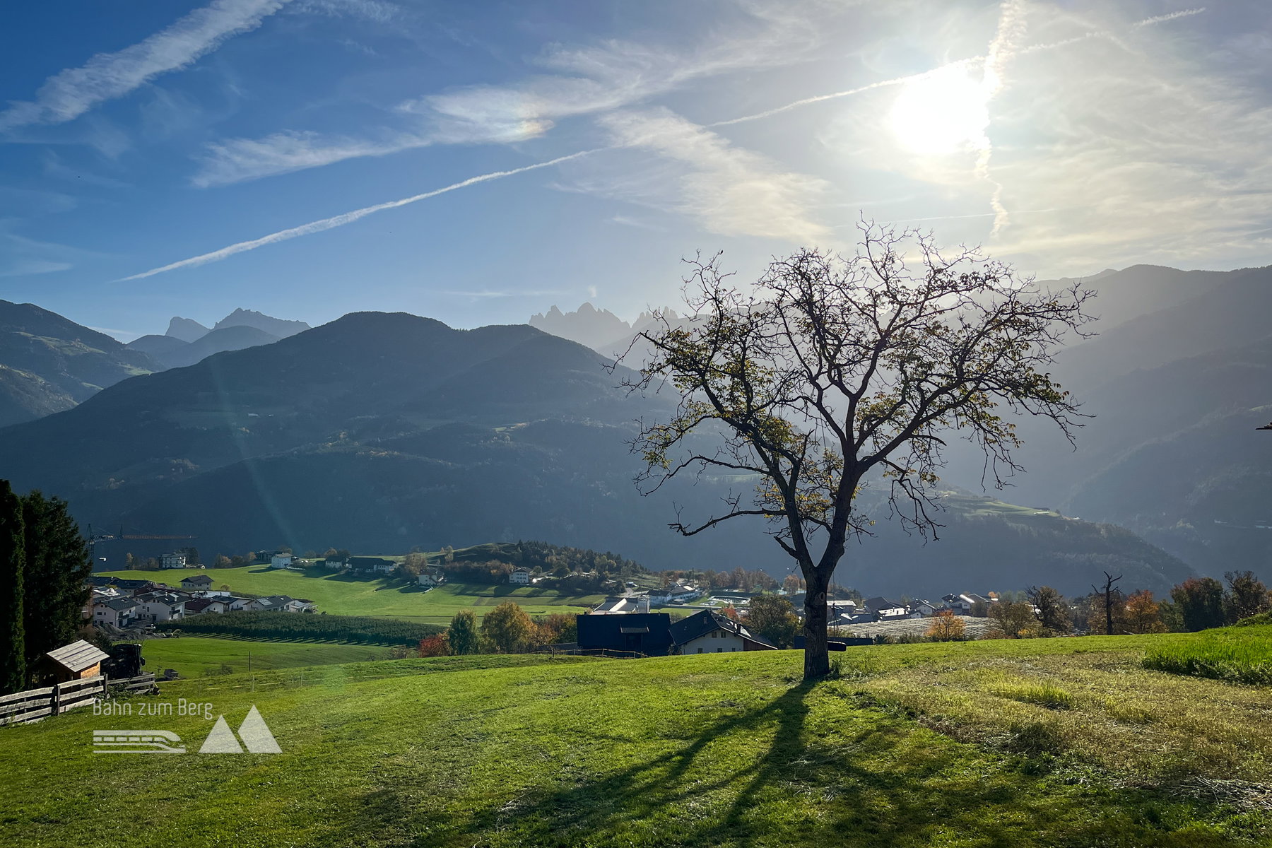 Ausblick auf den Rosengarten. Foto: Bernhard Walle