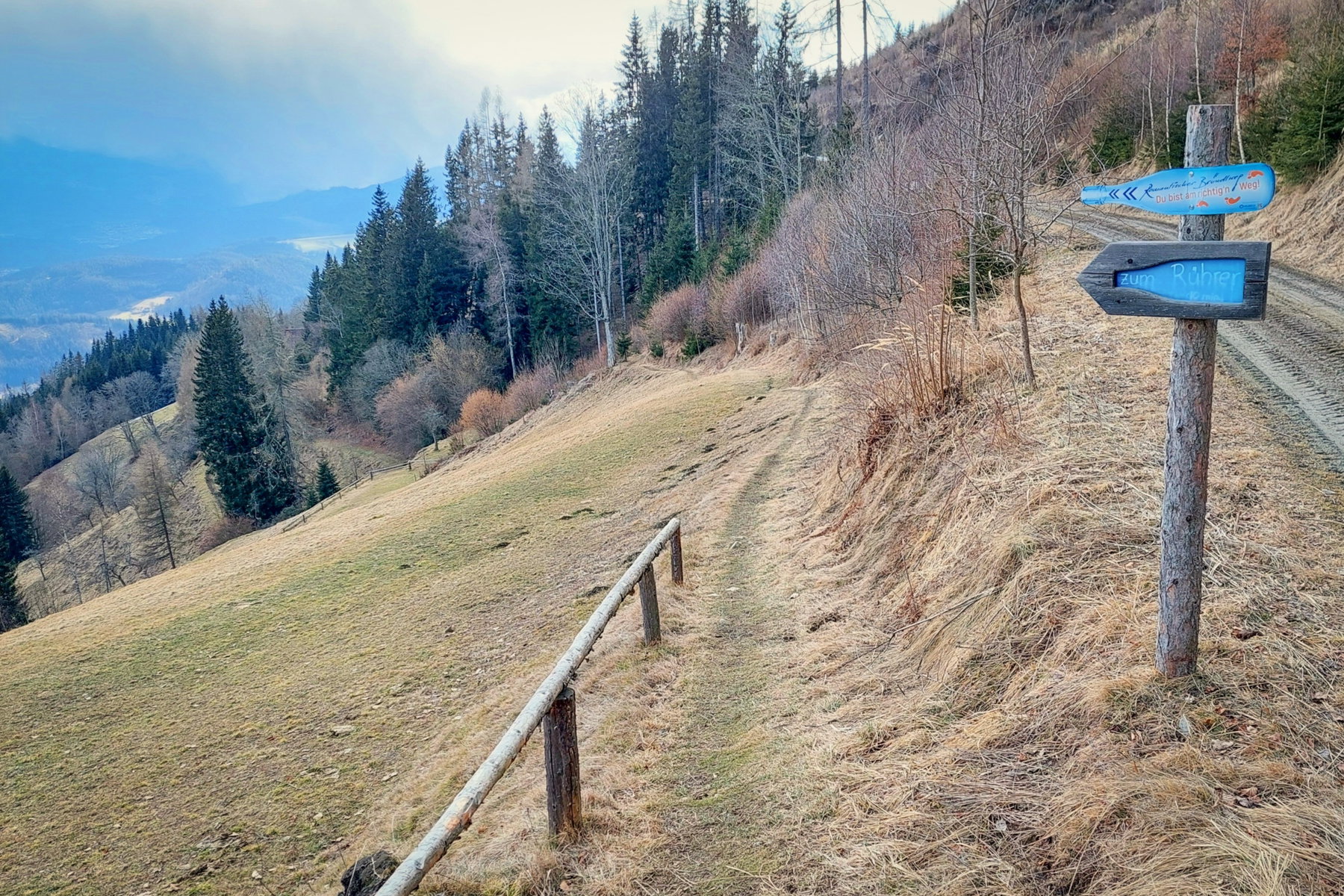 Bründlweg in Richtung Rührer. Foto: Alice Frischherz