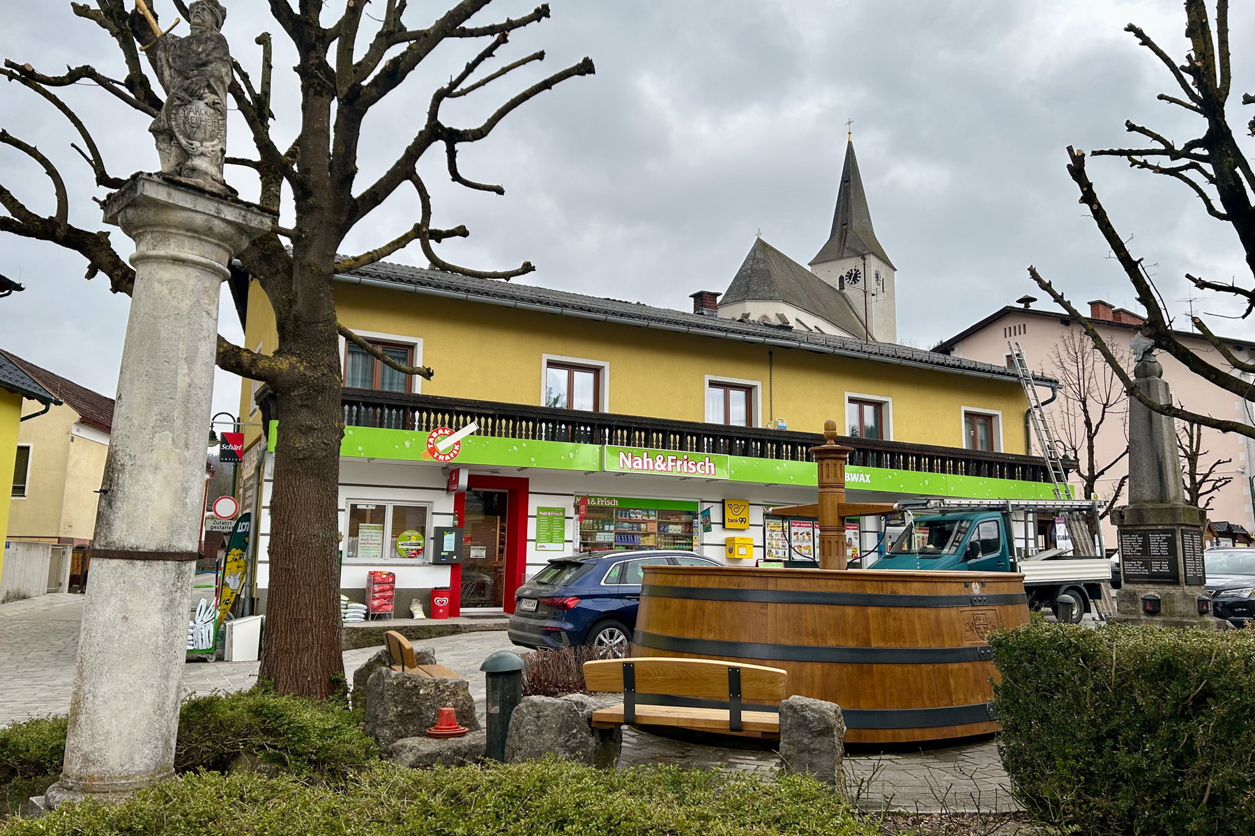 Marktplatz Kaumberg. Foto Veronika Schöll