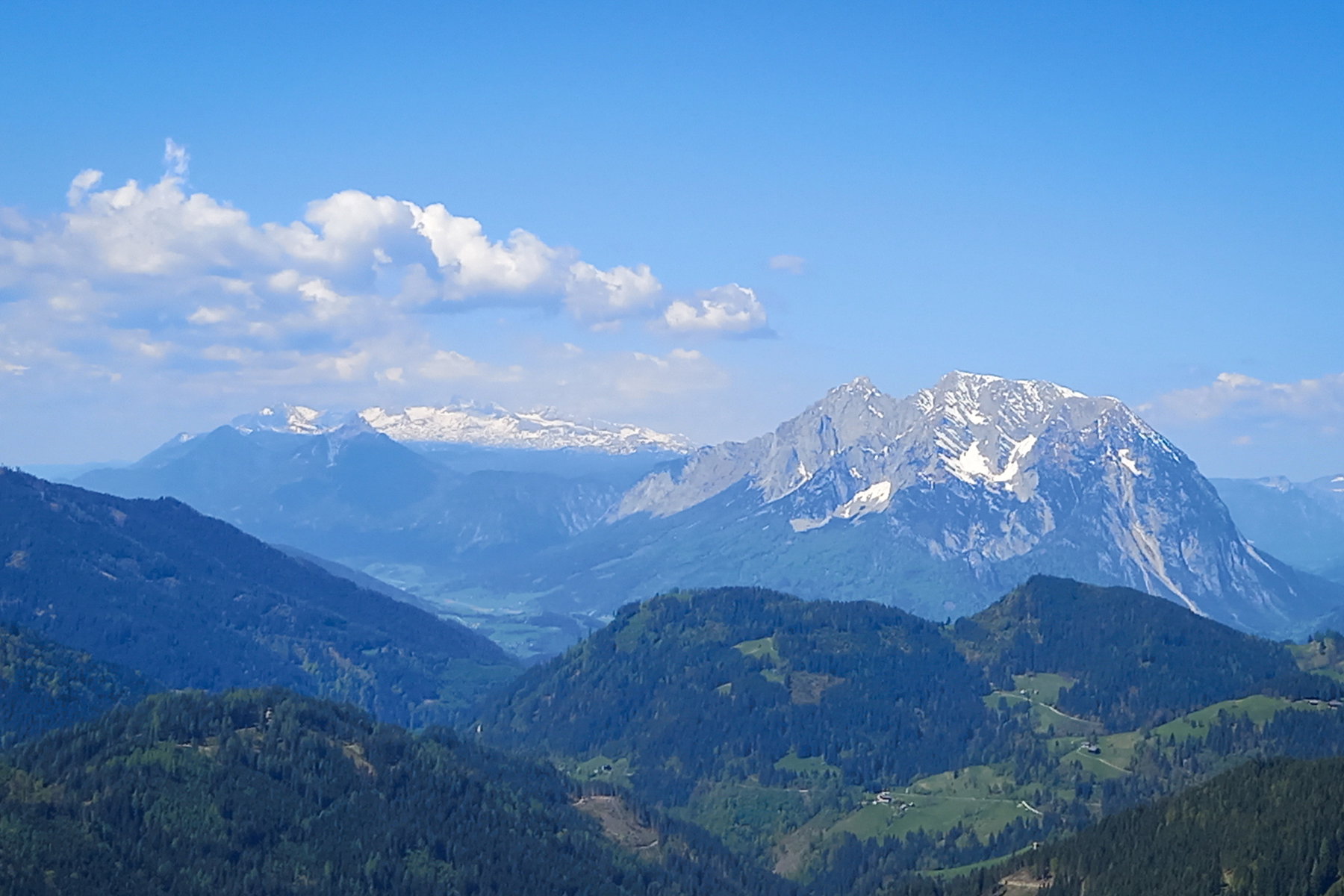 Grimming und Dachstein. Foto: Martina Friesenbichler