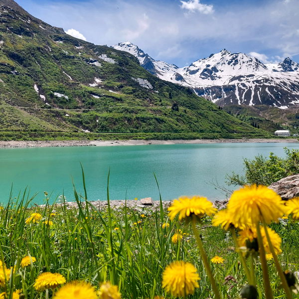 Über die Europatreppe zum Vermuntstausee