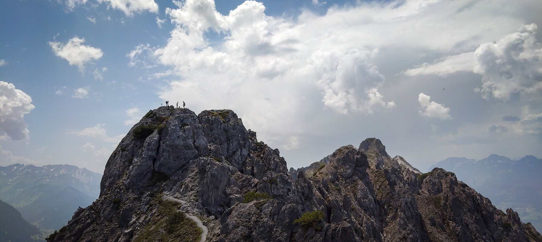 Bike and Hike auf die Drei Schwestern