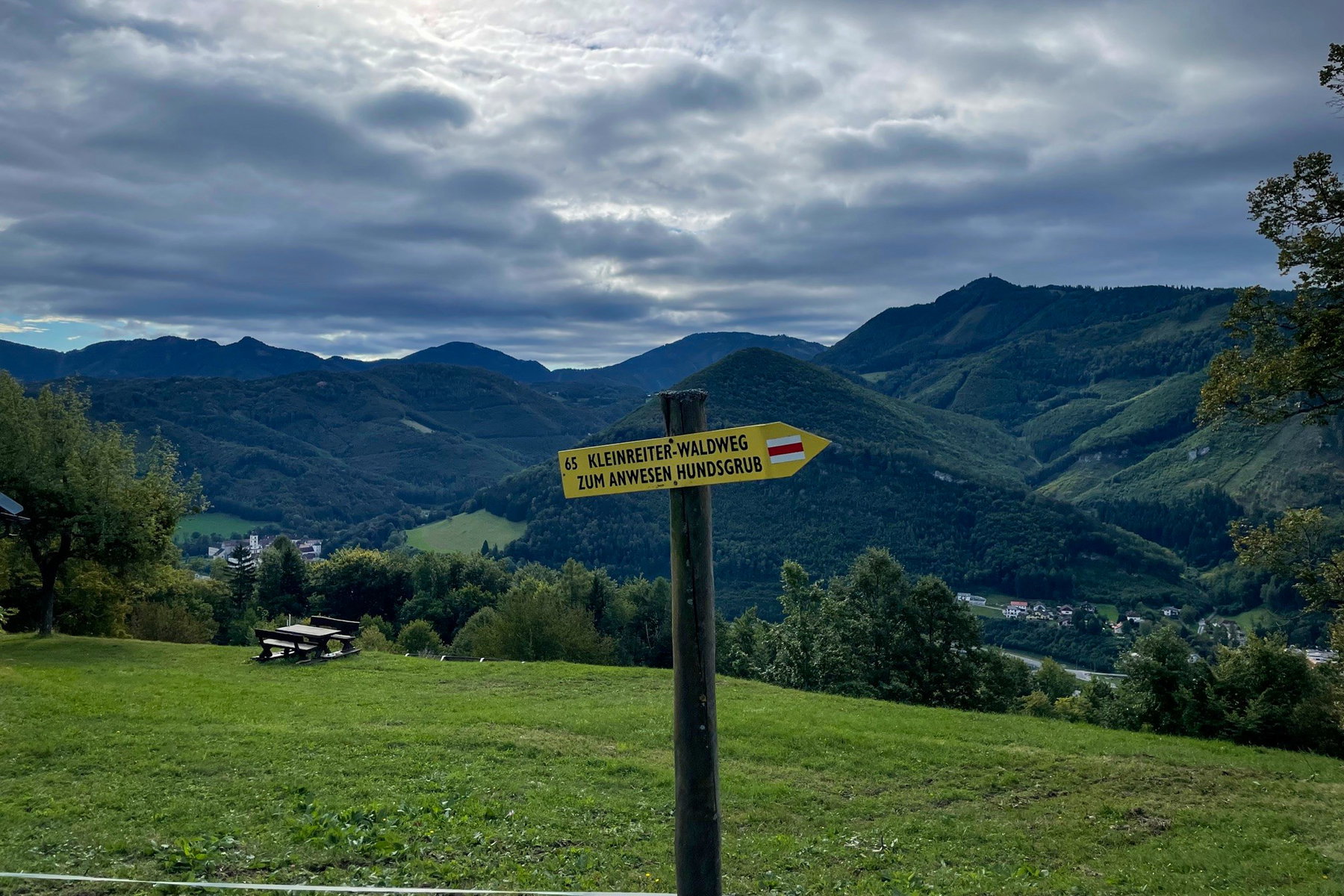 Blick zum Muckenkogel. Foto: Ursula Truebswasser