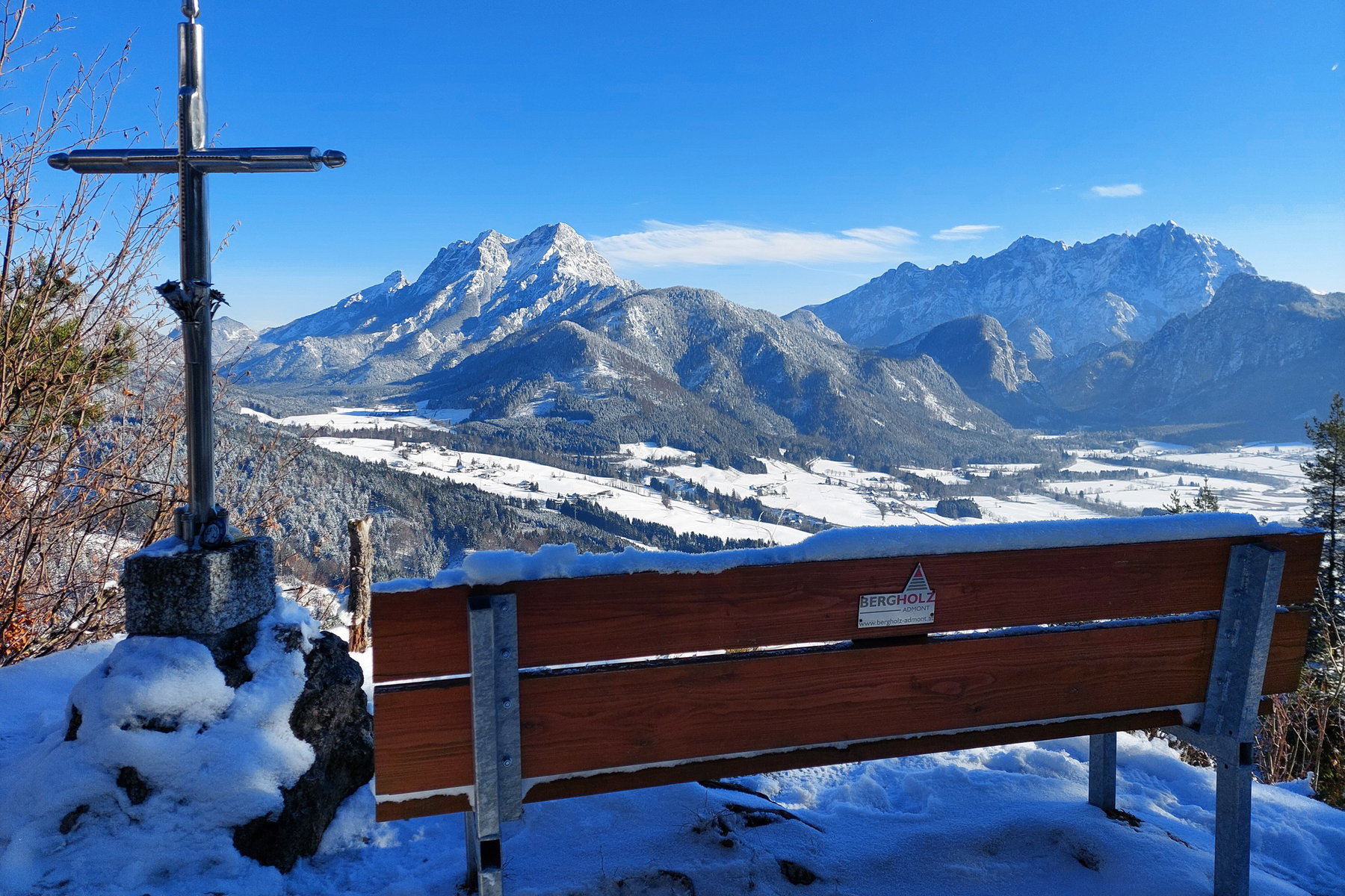 Winterwanderung Dörfelstein im Gesäuse: auch ein Eintausender kann alpin sein
